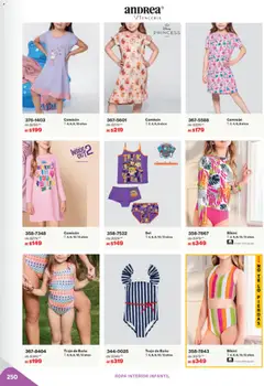 Vista previa de Andrea catálogo Outlet, nuevo folleto de la tienda, válido en México a partir del 02.11.2025 | Página: 250 | Productos: Traje, Ropa, Ropa interior, Traje de baño