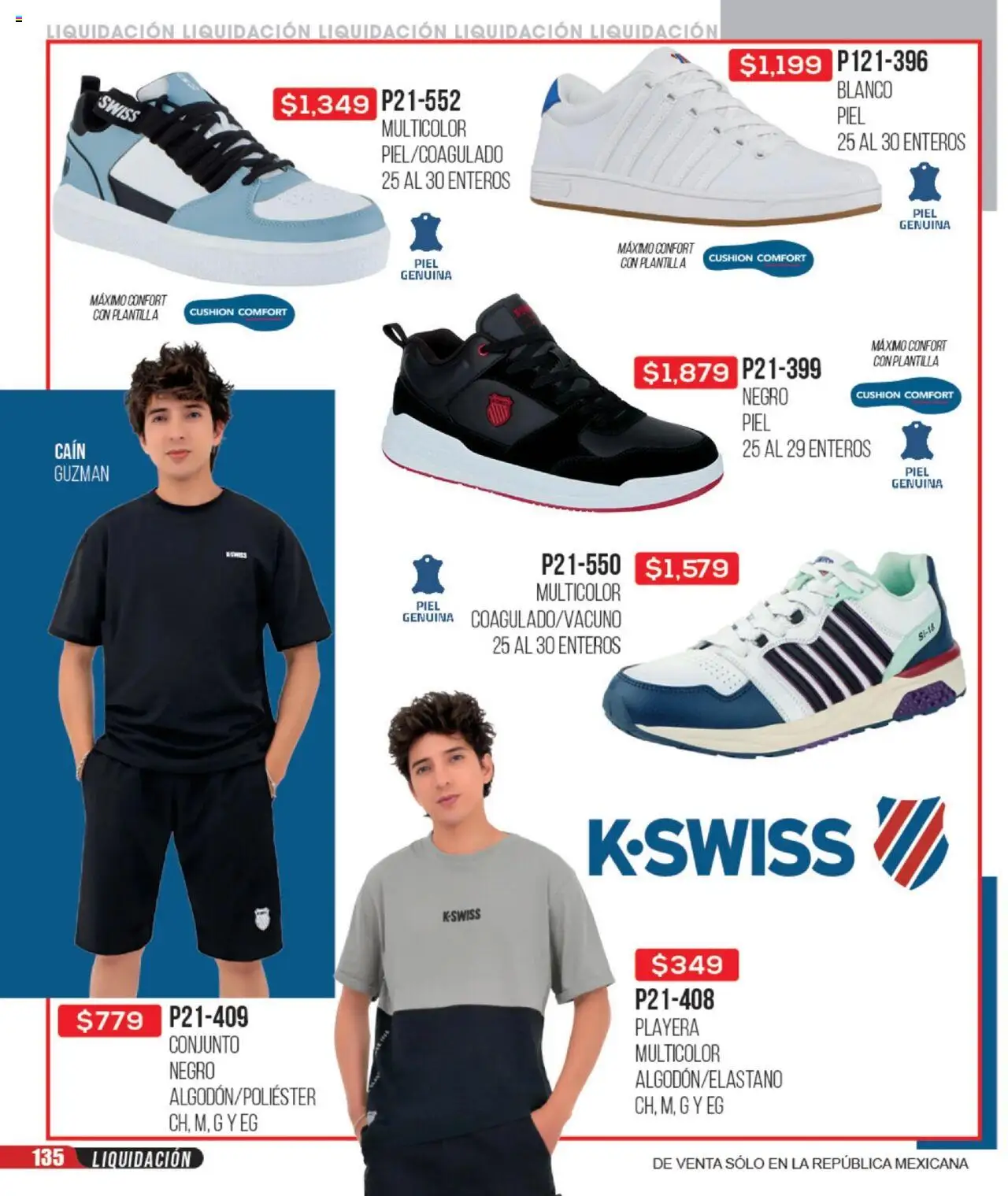 Nuevas ofertas de Cklass válidas en toda la República Mexicana desde el 22.09.2025. ¡Encuentra las mejores ofertas en Cklass - Catálogo Liquidación Calzado! | Página: 136 | Productos: Playera, Conjunto