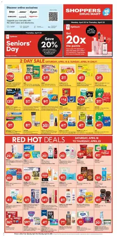 Preview of Shoppers weekly flyer / circulaire from shop Shoppers valid from 17.04.2026 | Page: 2