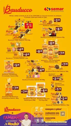 Semar Supermercado - Ofertas Bauducco - Pré-Visualização do folheto da loja Semar Supermercado, válido de 10.02.2026