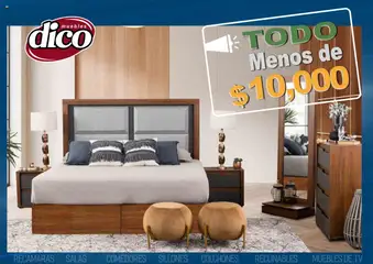 Vista previa de Muebles Dico - Catálogo TODO menos de 10000, nuevo folleto de la tienda, válido en México a partir del 25.09.2025