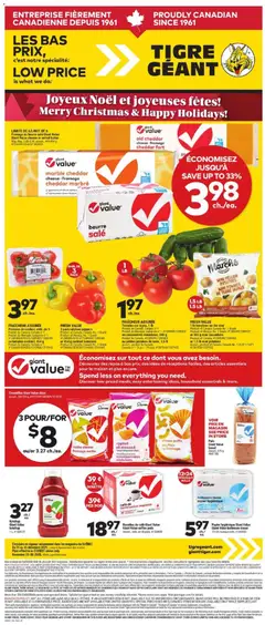 Preview of Giant Tiger Weekly Flyer from shop Giant Tiger valid from 25.12.2025