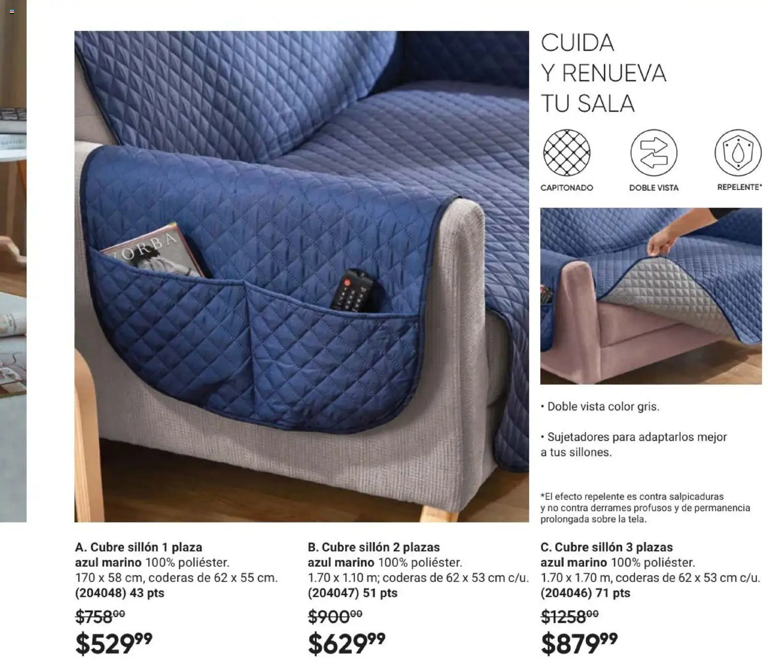 Nuevas ofertas de AVON válidas en toda la República Mexicana desde el 10.01.2026. ¡Encuentra las mejores ofertas en AVON Casa & Estilo 2 2026! | Página: 75 | Productos: Sillón, Repelente, Sobre