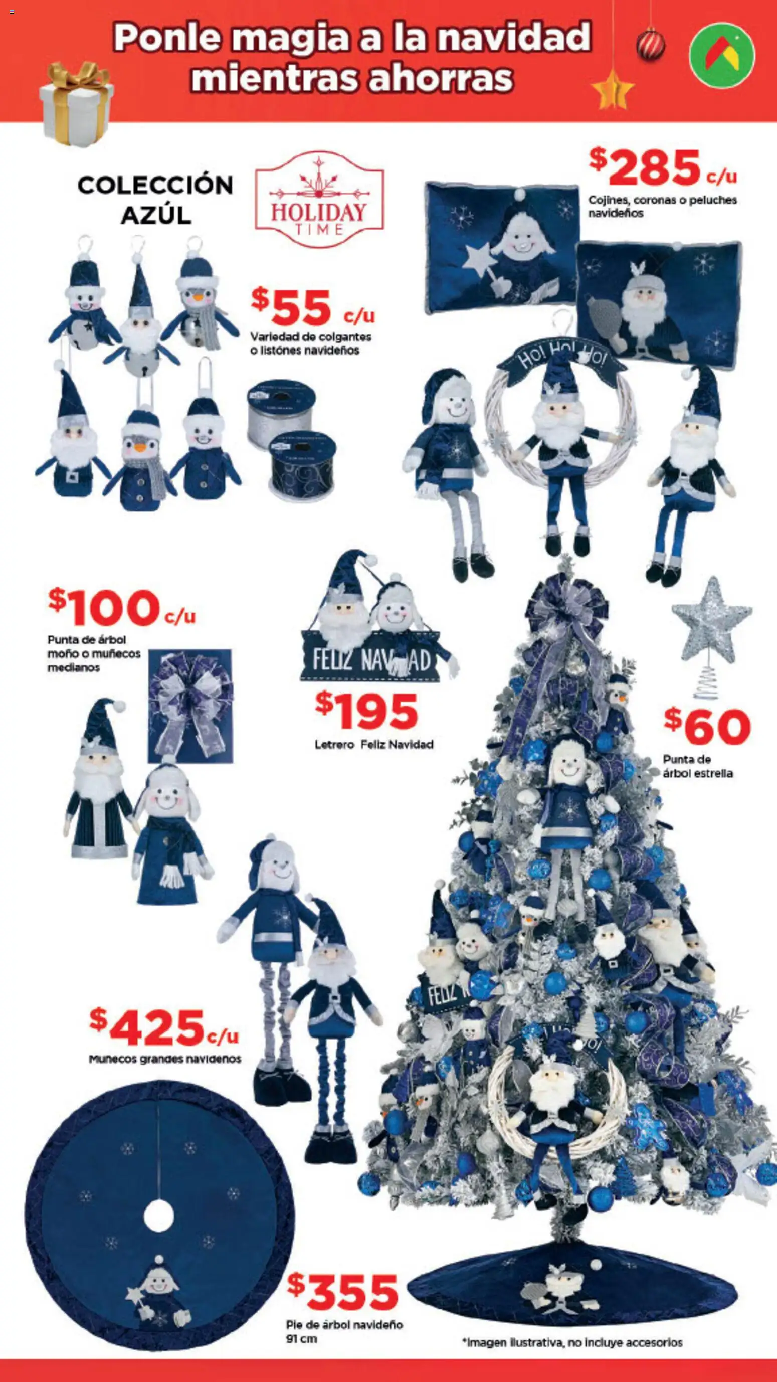 Nuevas ofertas de Bodega Aurrerá válidas en toda la República Mexicana desde el 03.11.2025. ¡Encuentra las mejores ofertas en Bodega Aurrerá folleto Aquí sí te alcanza para la magia de la Navidad! | Página: 3 | Productos: Moño