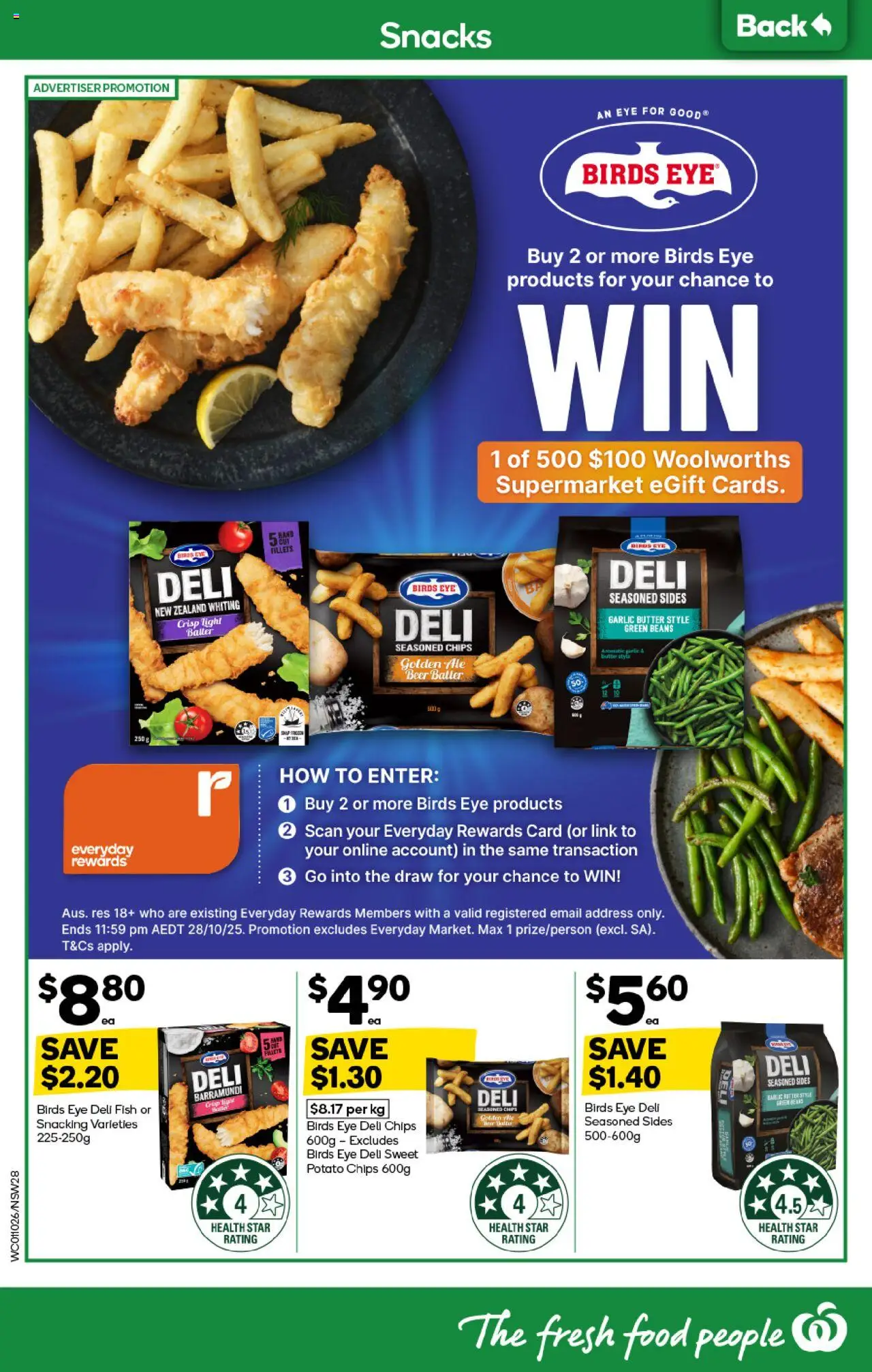 Woolworths catalogue - valid from 01.10.2025 | Page: 26 | Products: Light, Butter, Fish, Garlic