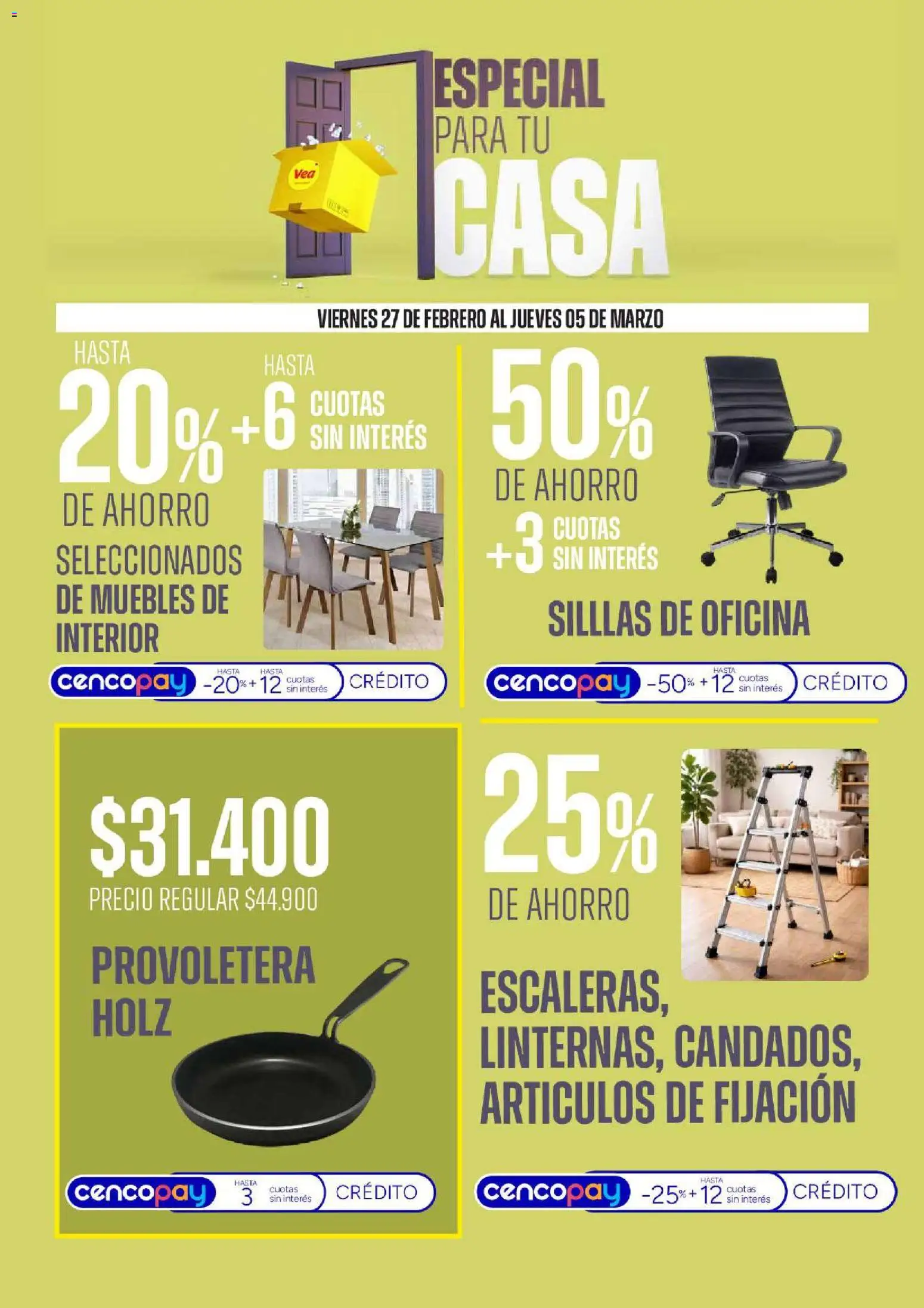 Vea - Ofertas especial para tu casa │ válido desde el 27.02.2026 | Página: 4