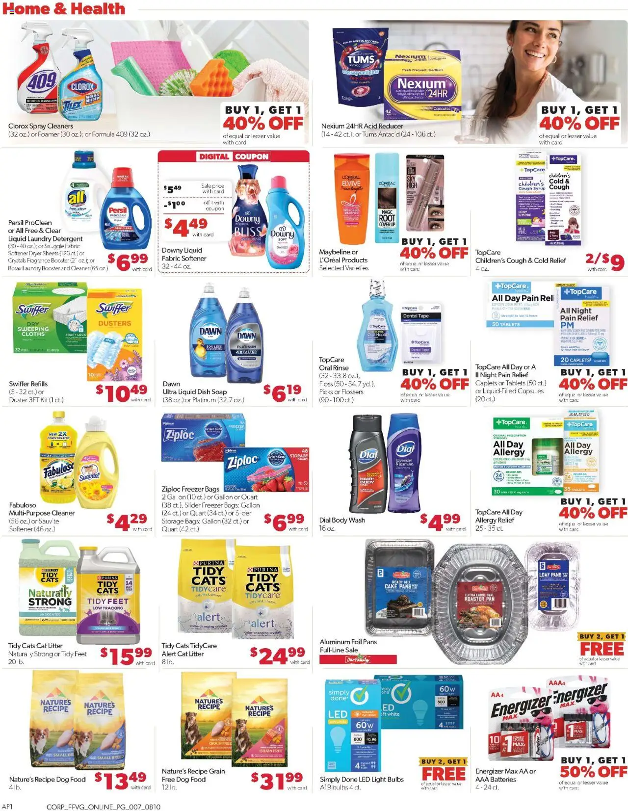 Family Fare Weekly Ad - valid from 10.08.2025 | Page: 14 | Products: Pan, Fragrance, Detergent, Dryer
