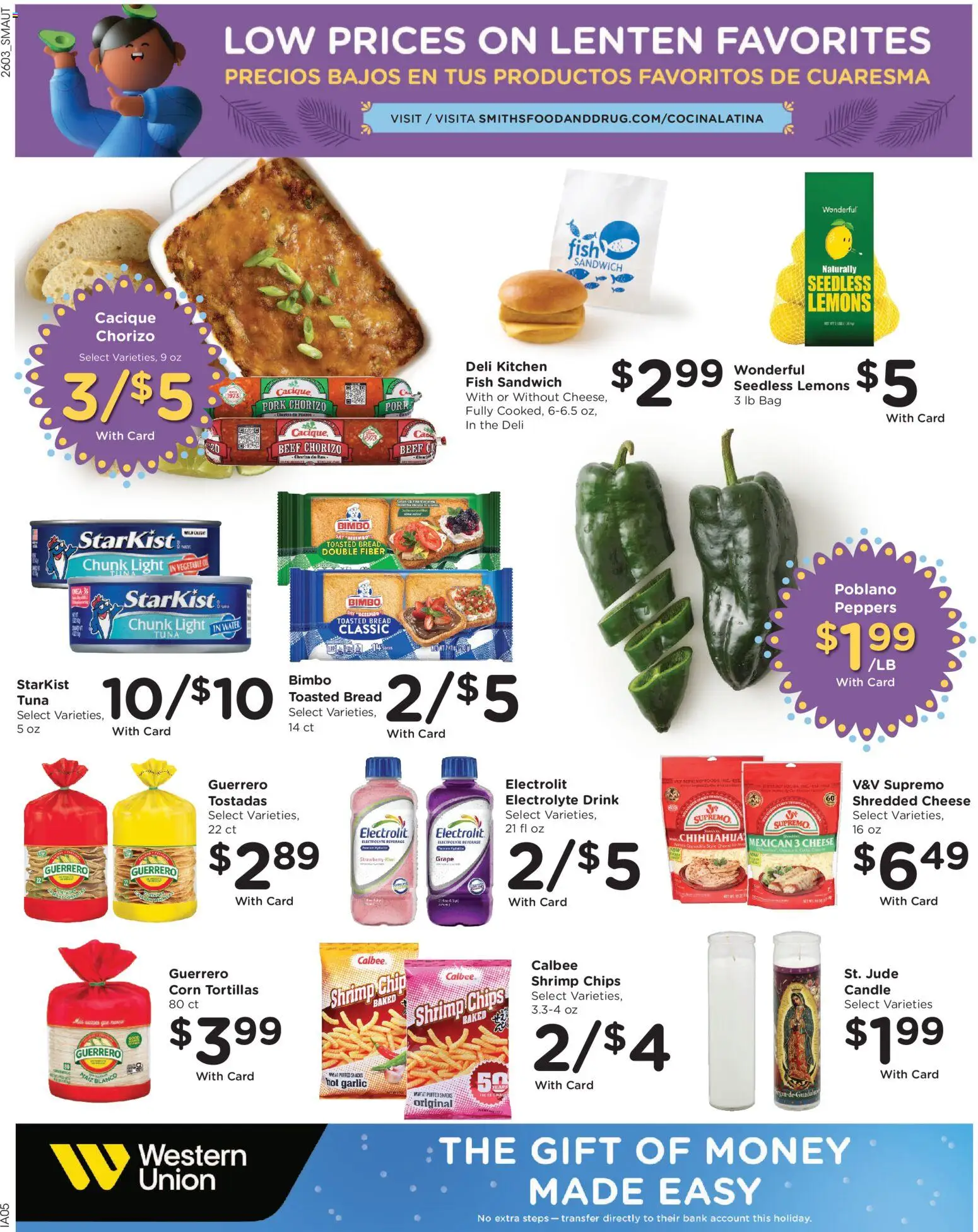 Smith's Weekly Ad - ID - valid from 18.02.2026 | Page: 12 | Products: Peppers, Pork, Fish, Garlic
