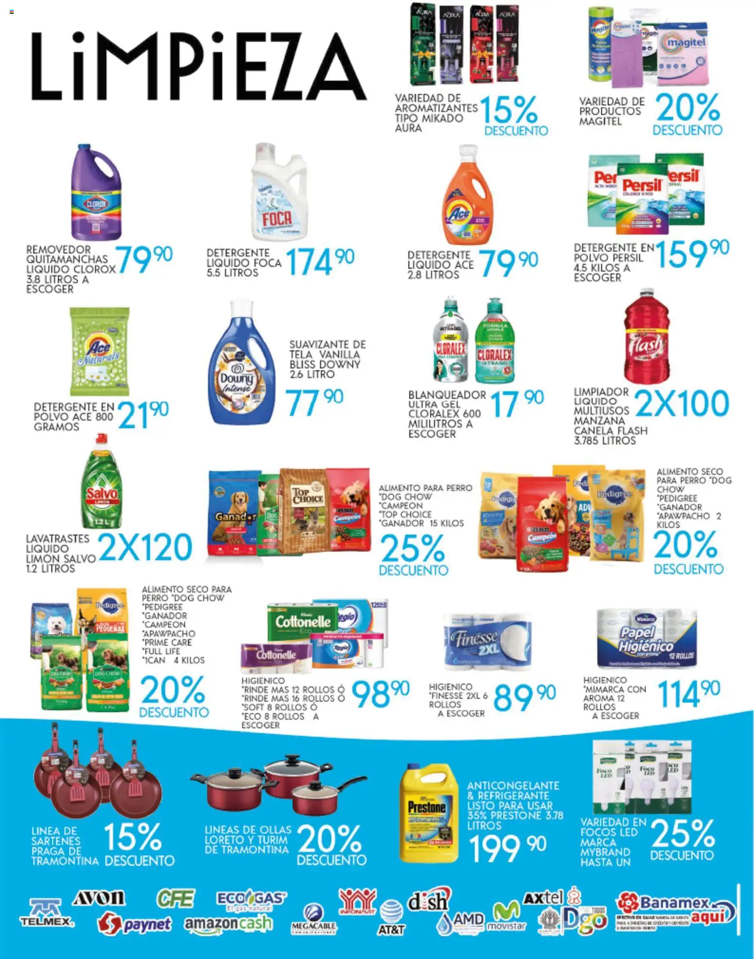 Nuevas ofertas de Alsuper válidas en toda la República Mexicana desde el 18.11.2025. ¡Encuentra las mejores ofertas en Alsuper folleto Durango! | Página: 5 | Productos: Quitamanchas, Limón, Top, Té