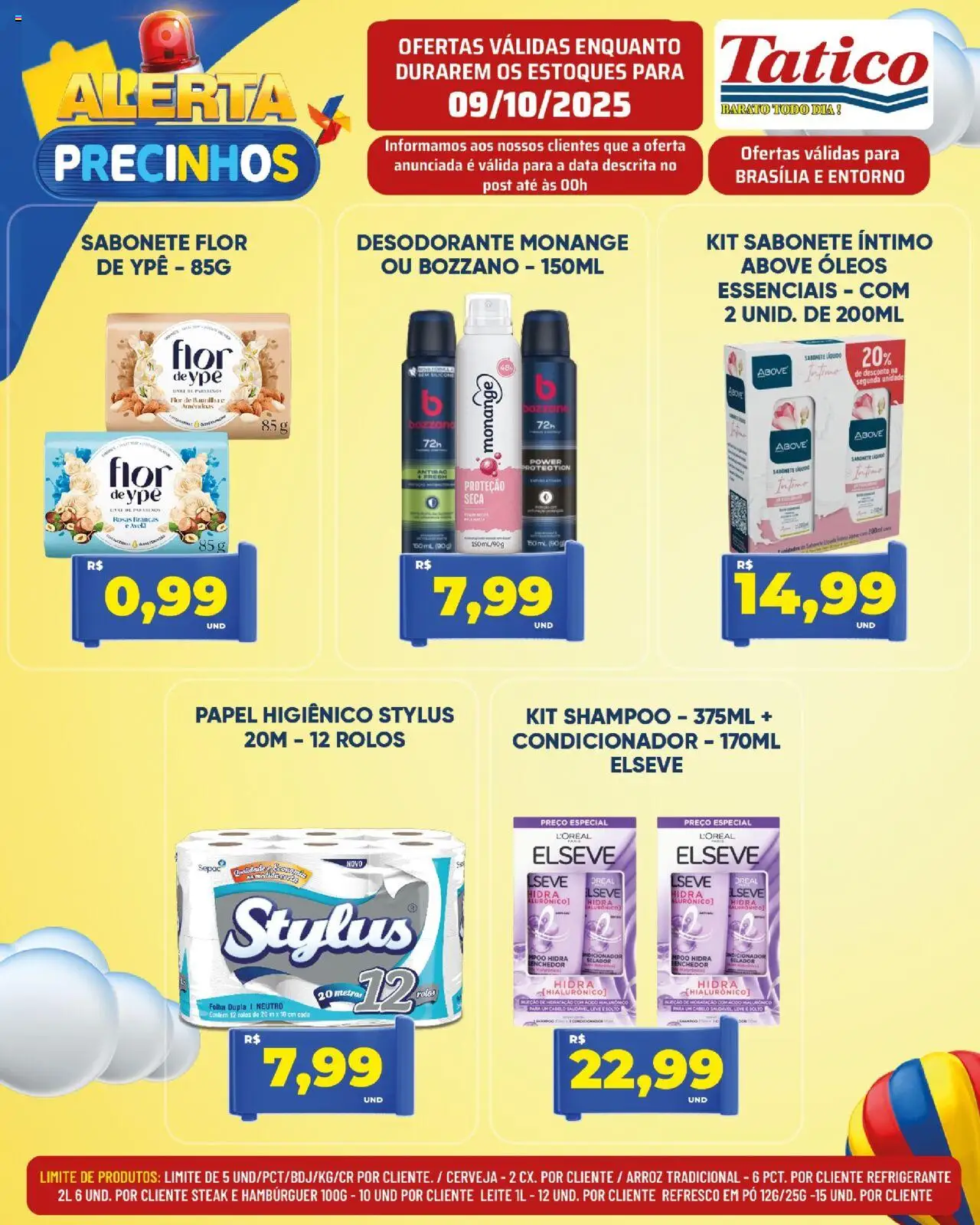 Tatico Folheto - válido de 09.10.2025 | Página: 22 | Produtos: Desodorante, Leite, Sabonete, Sabonete líquido