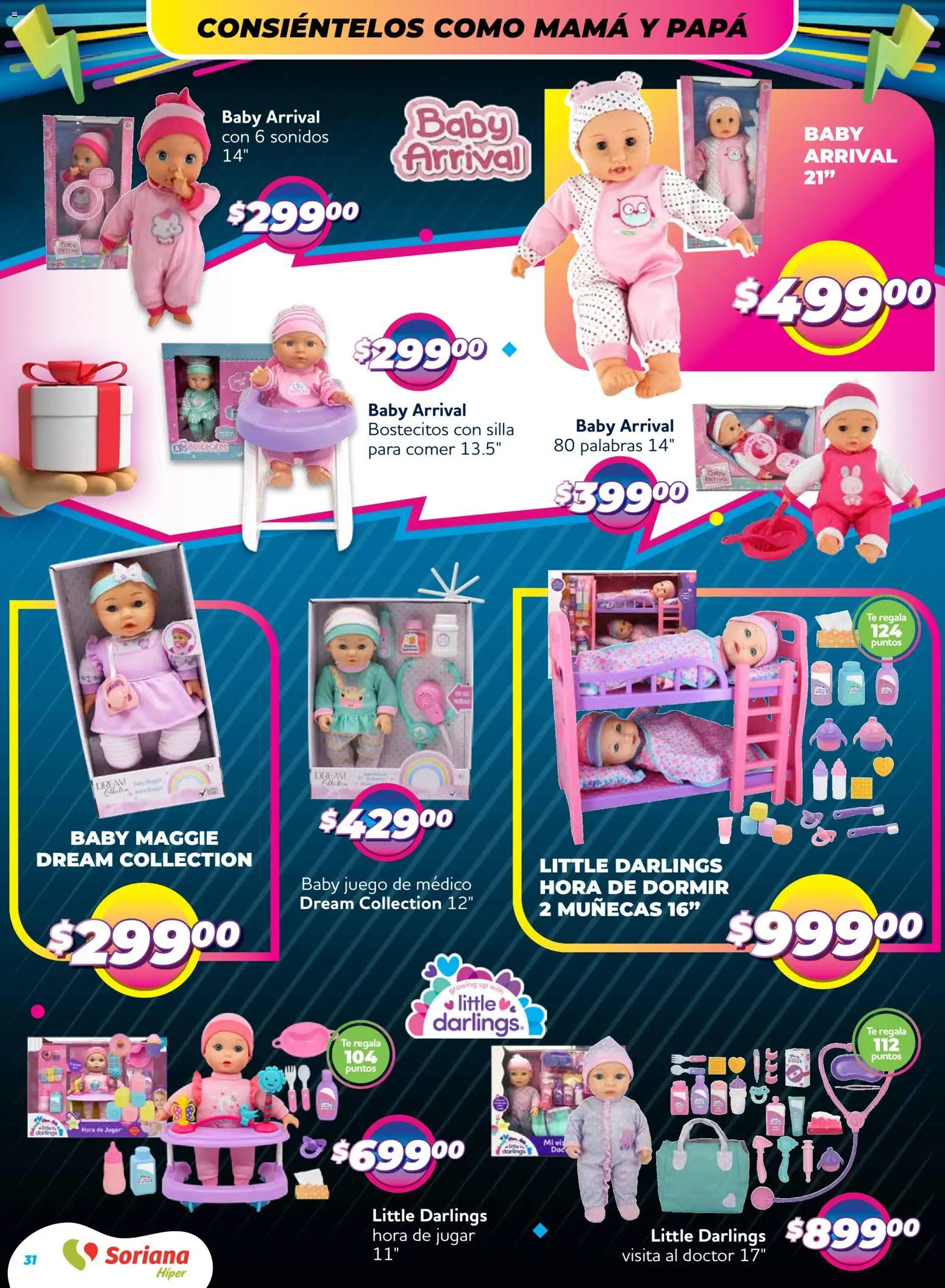 Nuevas ofertas de Soriana válidas en toda la República Mexicana desde el 27.11.2025. ¡Encuentra las mejores ofertas en Soriana - Reino de los Juguetes Híper Nacional! | Página: 31 | Productos: Papa, Silla, Juego, Té