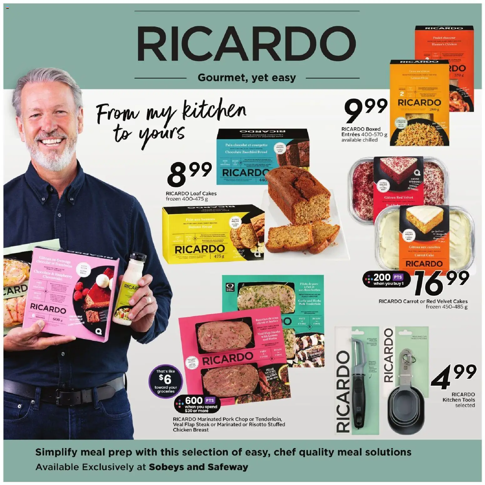 Safeway flyer valid from 20.11.2025 | Page: 20 | Products: Carrot, Bread, Chocolate, Chicken
