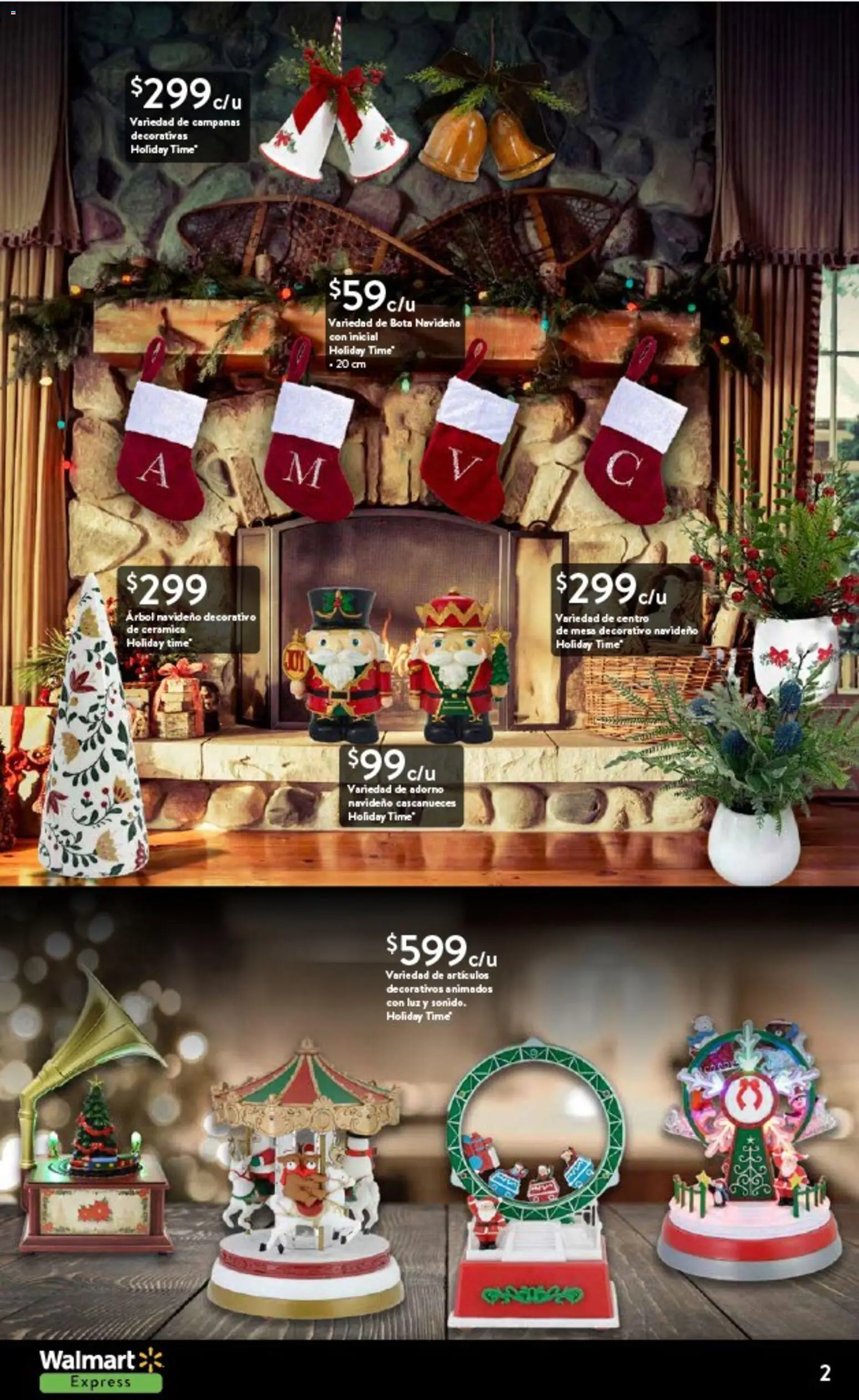 Nuevas ofertas de Walmart Express válidas en toda la República Mexicana desde el 03.11.2025. ¡Encuentra las mejores ofertas en Walmart Express folleto Navidad! | Página: 2 | Productos: Mesa