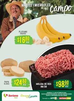 Vista previa de Soriana - Martes y Miércoles del Campo Súper: Nuevo León, Ciudad Victoria y Tampico, nuevo folleto de la tienda, válido en México a partir del 07.10.2025