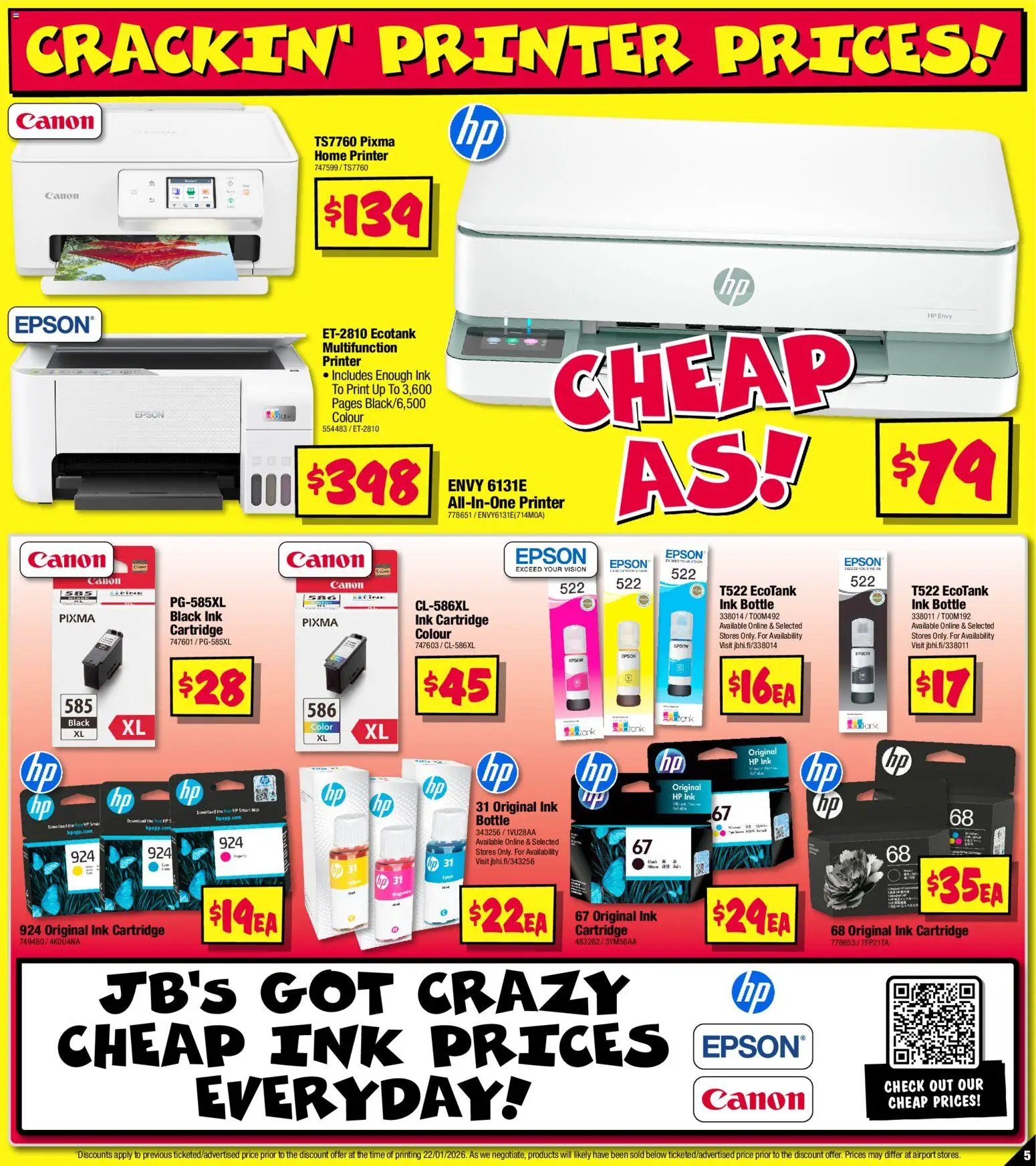 JB Hi-Fi catalogue - valid from 29.01.2026 | Page: 5 | Products: Printer