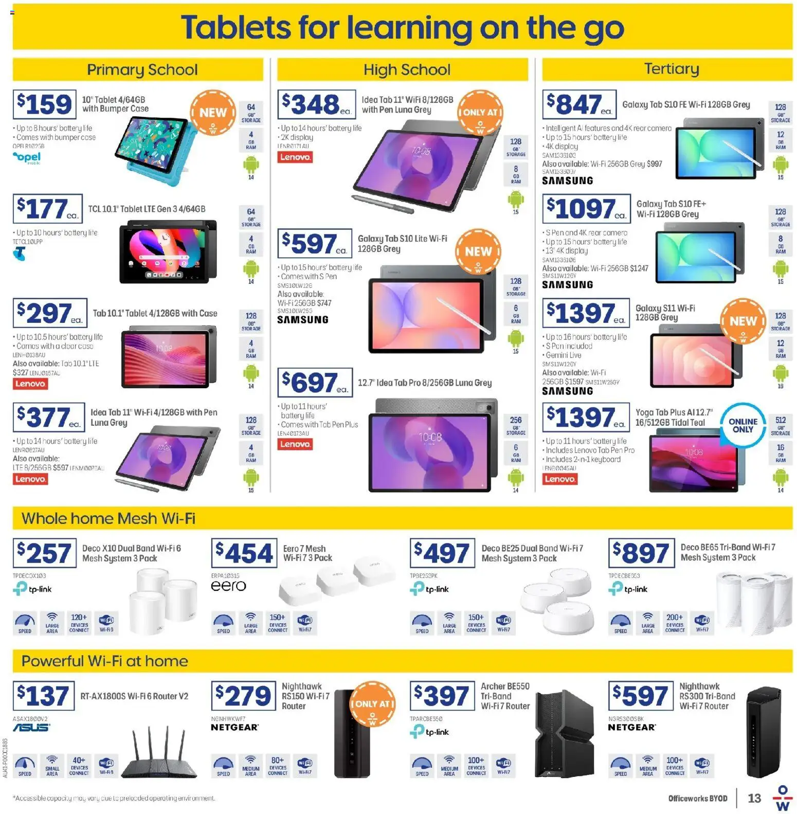 Officeworks catalogue - valid from 01.01.2026 | Page: 13 | Products: Battery, Keyboard, Camera, Case