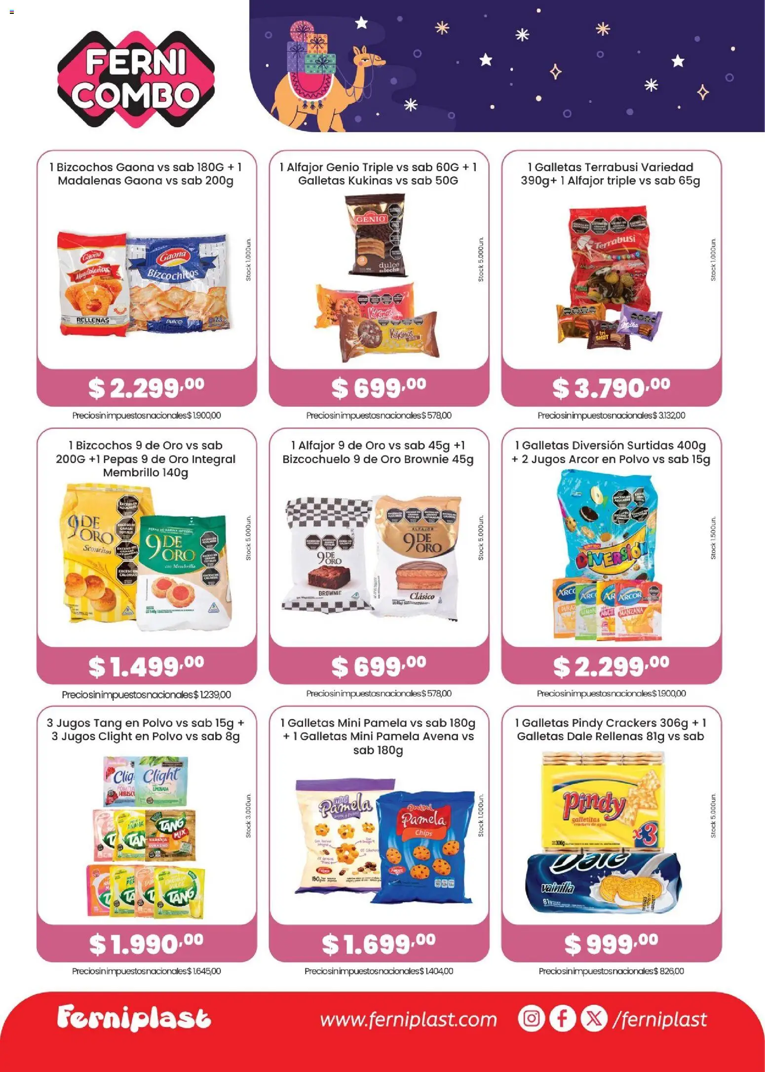 Ferniplast catálogo │ válido desde el 26.12.2025 | Página: 6 | Productos: Harina, Polvo, Avena, Alfajor