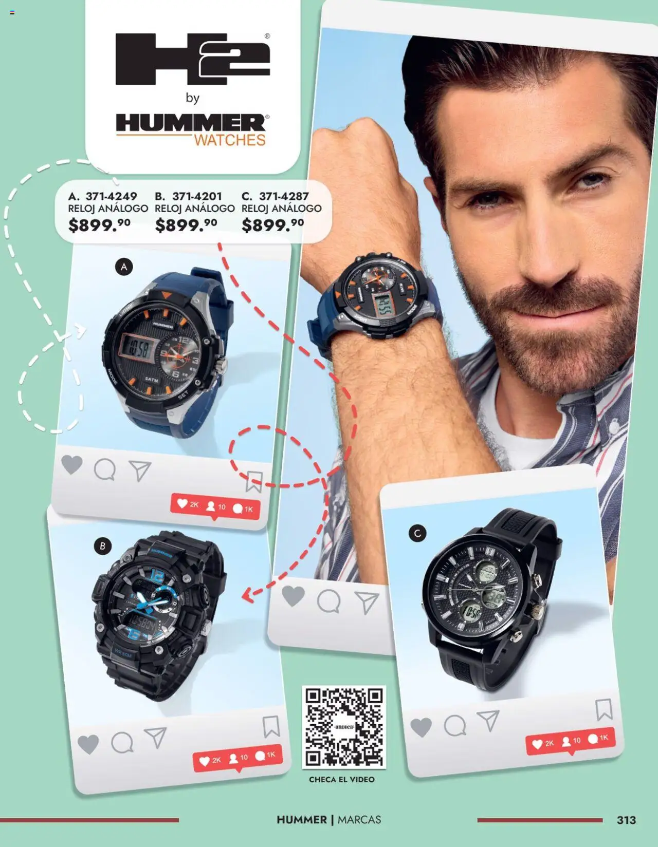 Nuevas ofertas de Andrea válidas en toda la República Mexicana desde el 25.05.2025. ¡Encuentra las mejores ofertas en Andrea catálogo Accesorios Caballero! | Página: 17 | Productos: Reloj, Video