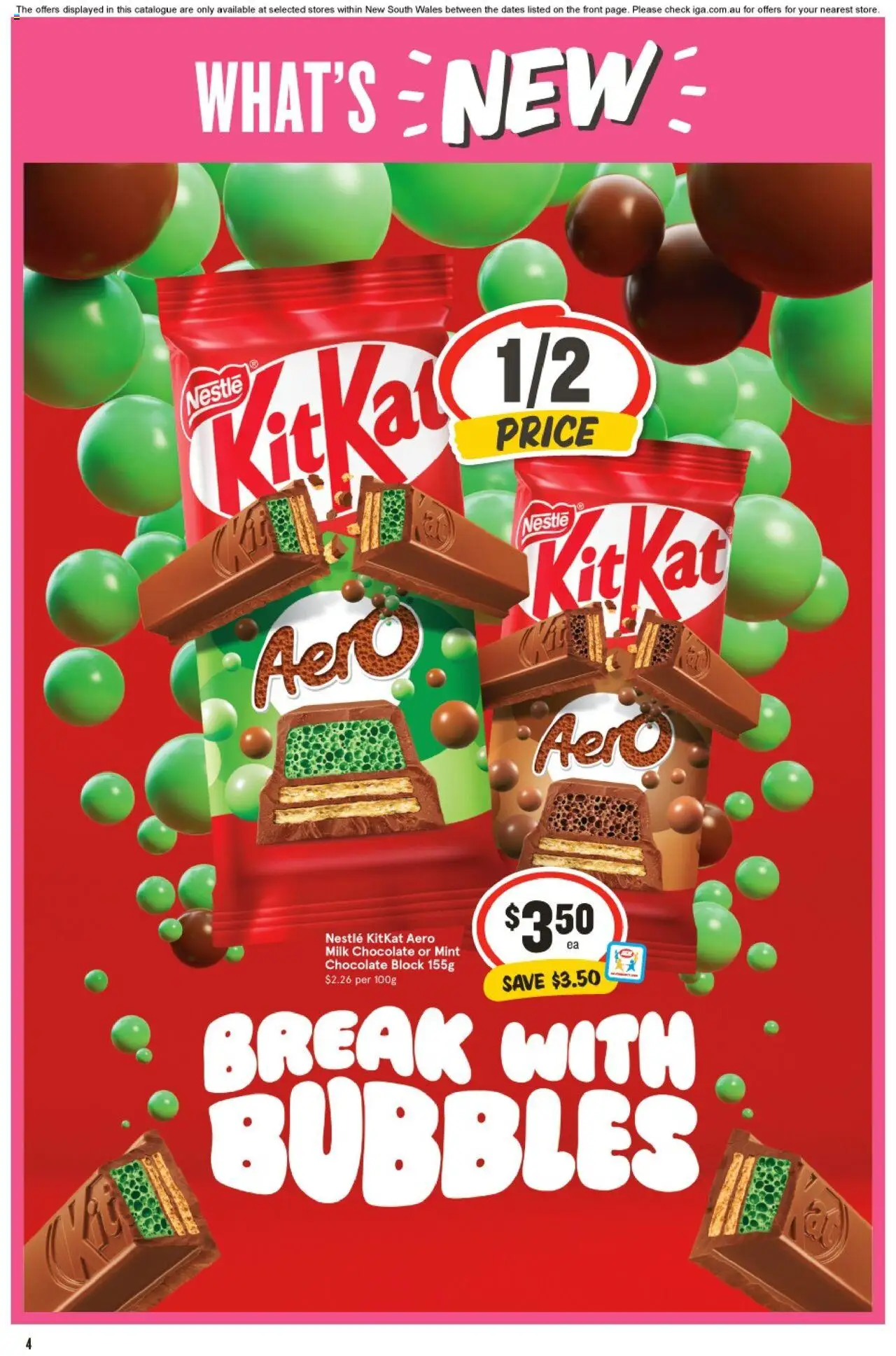 IGA catalogue - valid from 13.08.2025 | Page: 5 | Products: Milk, Chocolate
