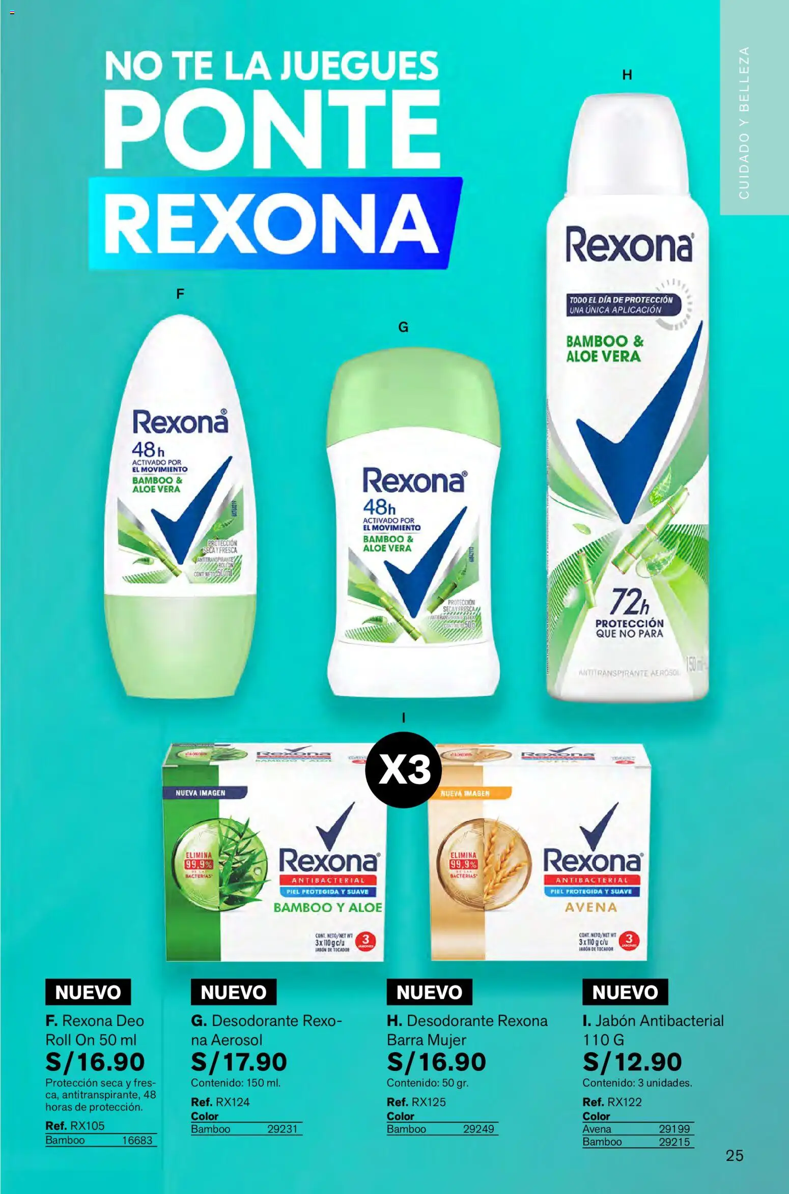 Catálogo Leonisa válido desde 26.12.2025 | Página: 25 | Productos: Jabón, Desodorante, Antitranspirante, Avena