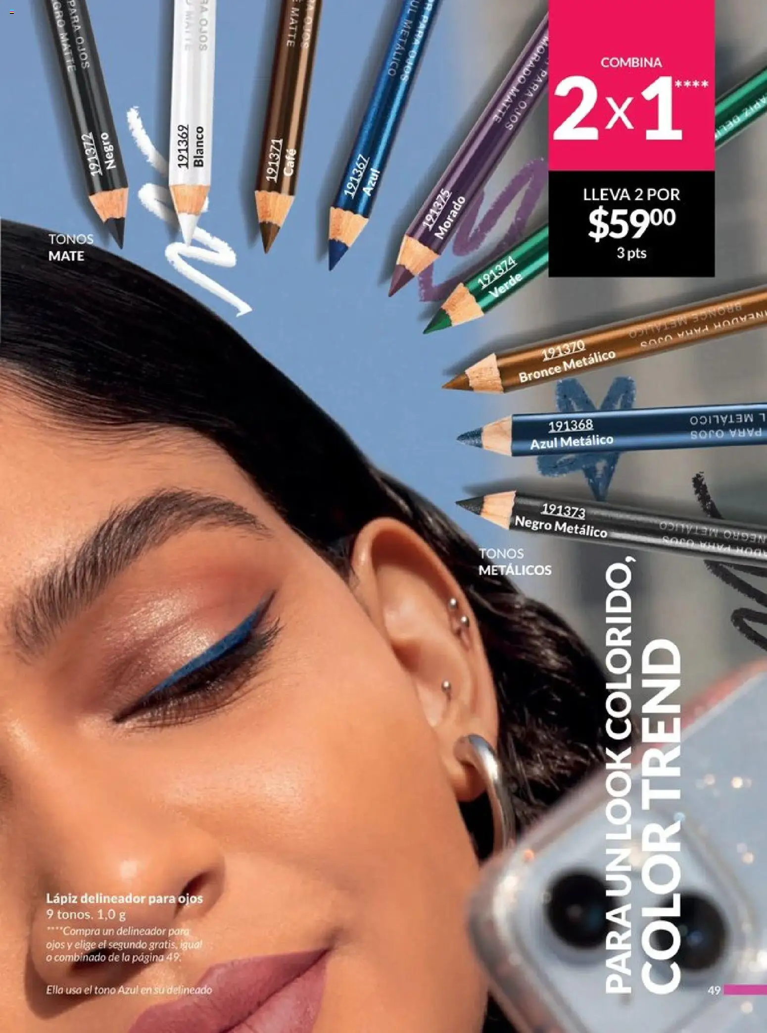 Nuevas ofertas de AVON válidas en toda la República Mexicana desde el 20.12.2025. ¡Encuentra las mejores ofertas en AVON campaña 1 2026! | Página: 54 | Productos: Café, Mate, Delineador