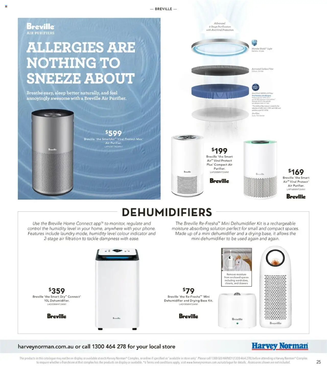 Harvey Norman catalogue - valid from 09.09.2025 | Page: 25 | Products: Light, Accessories, Dehumidifier, Laundry