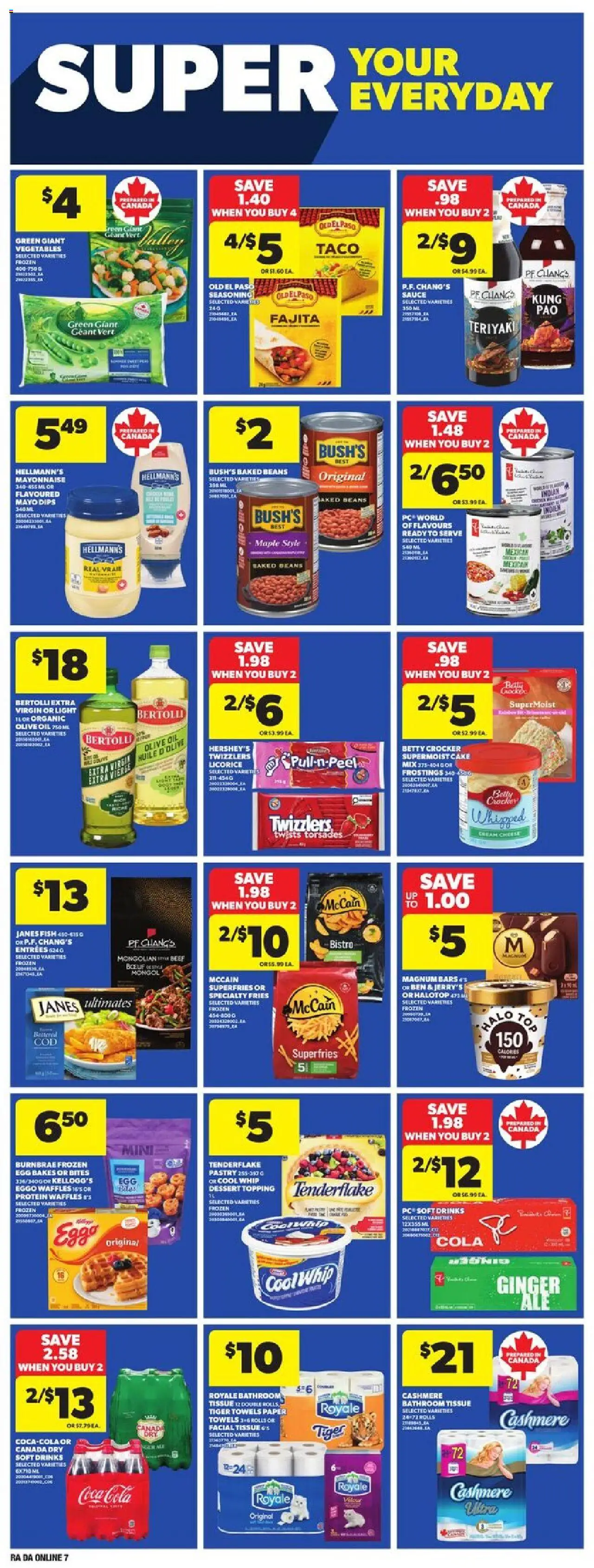 Atlantic Superstore flyer valid from 31.07.2025 | Page: 15 | Products: Fish, Beef, Cream, PC
