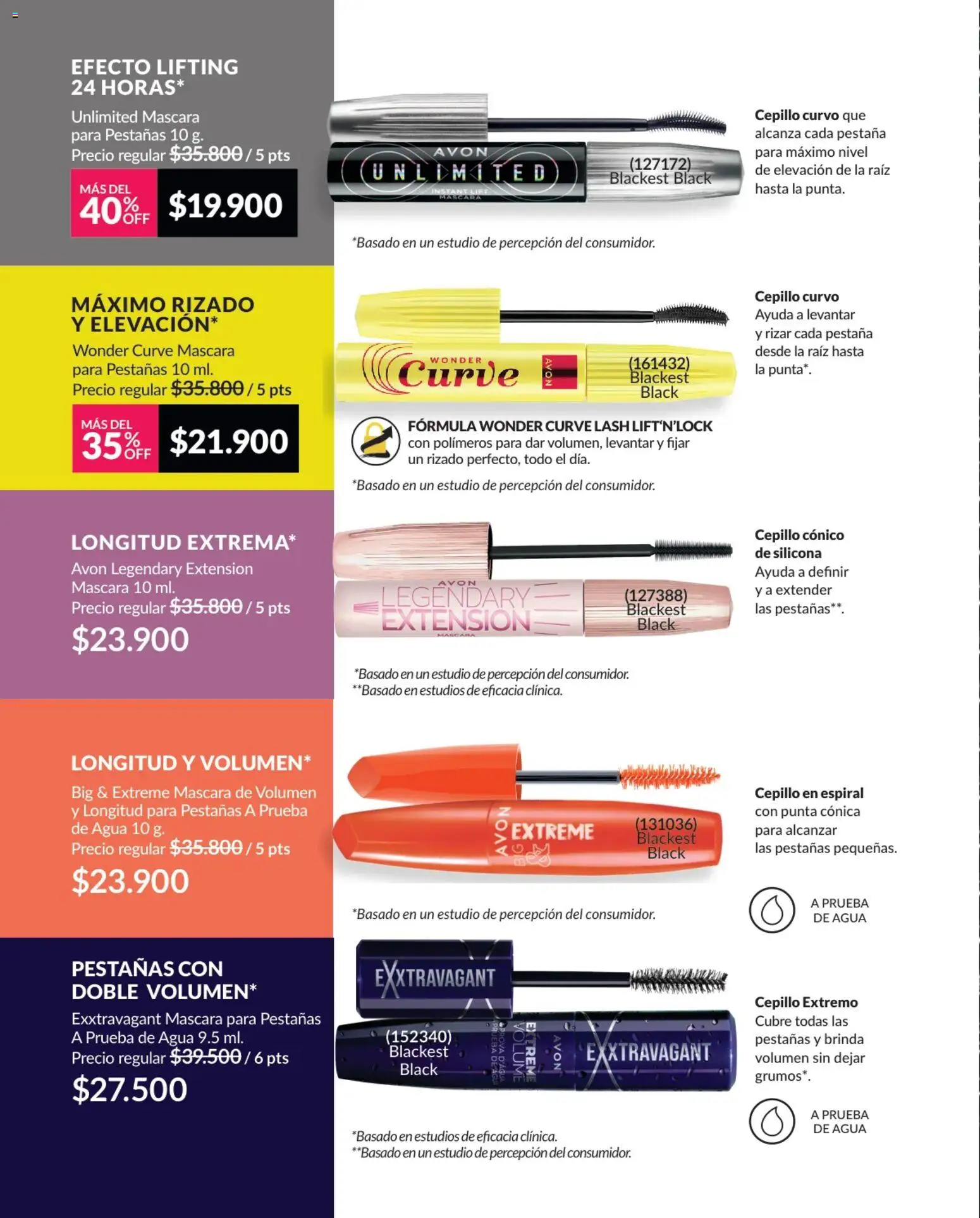 Avon revista - valida desde el 01.02.2026 | Página: 61 | Productos: Agua, Cepillo, Máscara