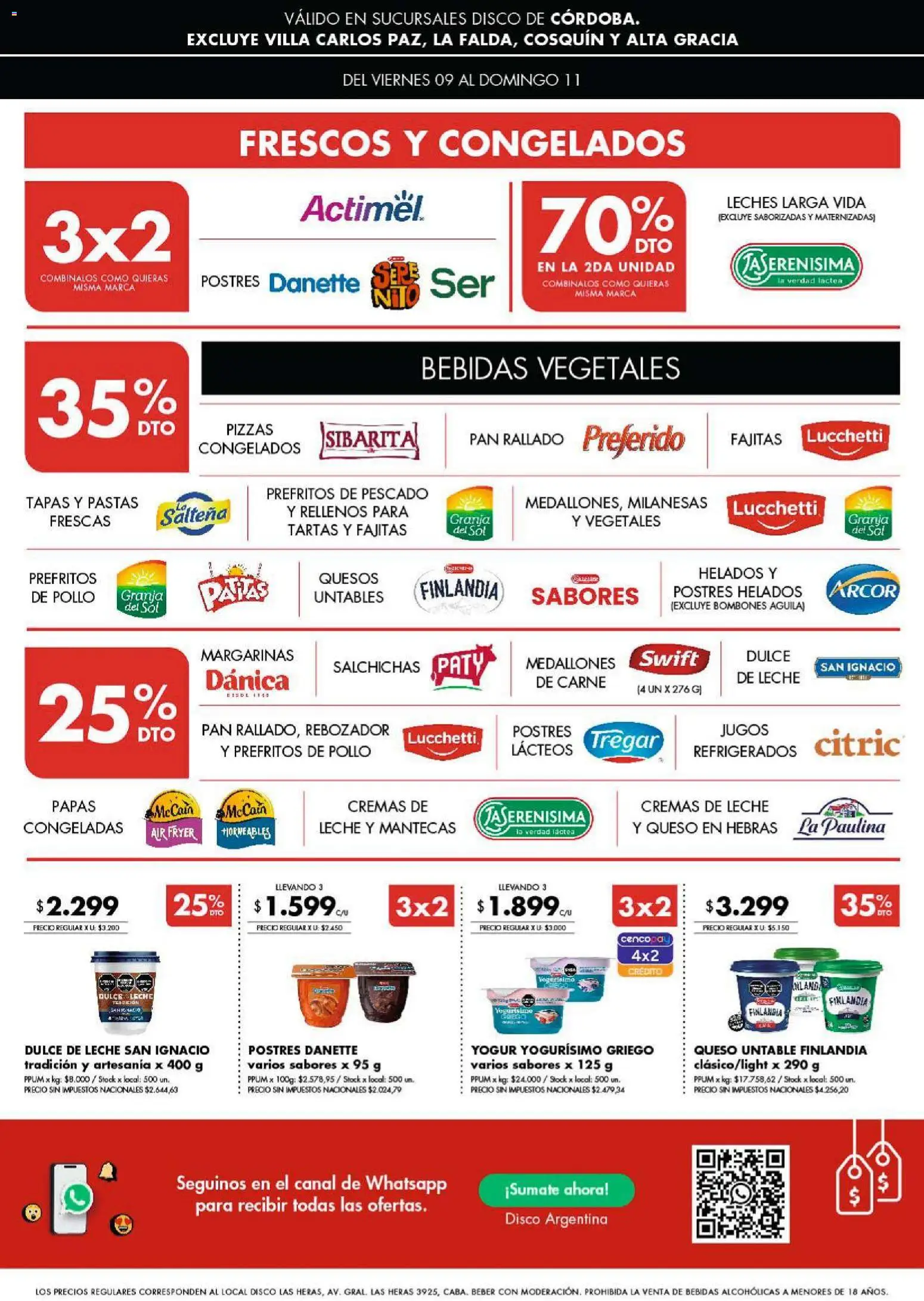 Disco - Ofertas | Córdoba │ válido desde el 09.01.2026 | Página: 4 | Productos: Bombones, Pollo, Leche, Pan rallado