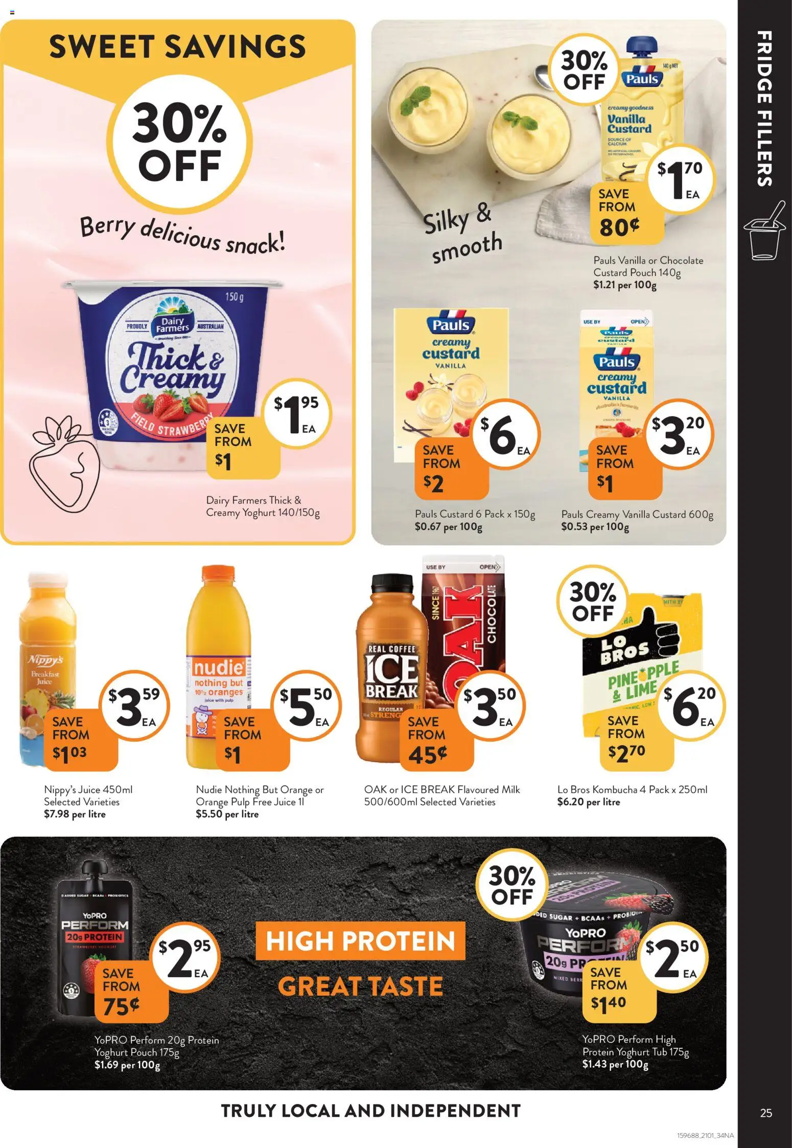 Foodworks catalogue - valid from 21.01.2026 | Page: 25 | Products: Milk, Dairy, Oranges, Lime