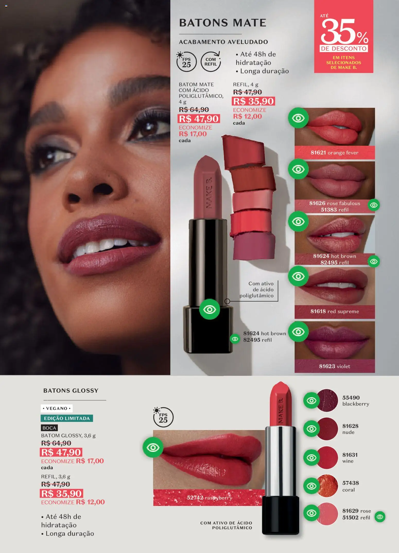 O Boticário Folheto - válido de 09.02.2026 | Página: 131 | Produtos: Batom