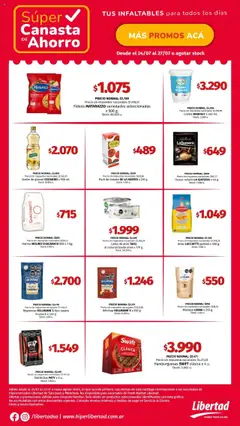 Vista previa Hipermercado Libertad - Canasta - CUYO válido desde el 24.07.2025