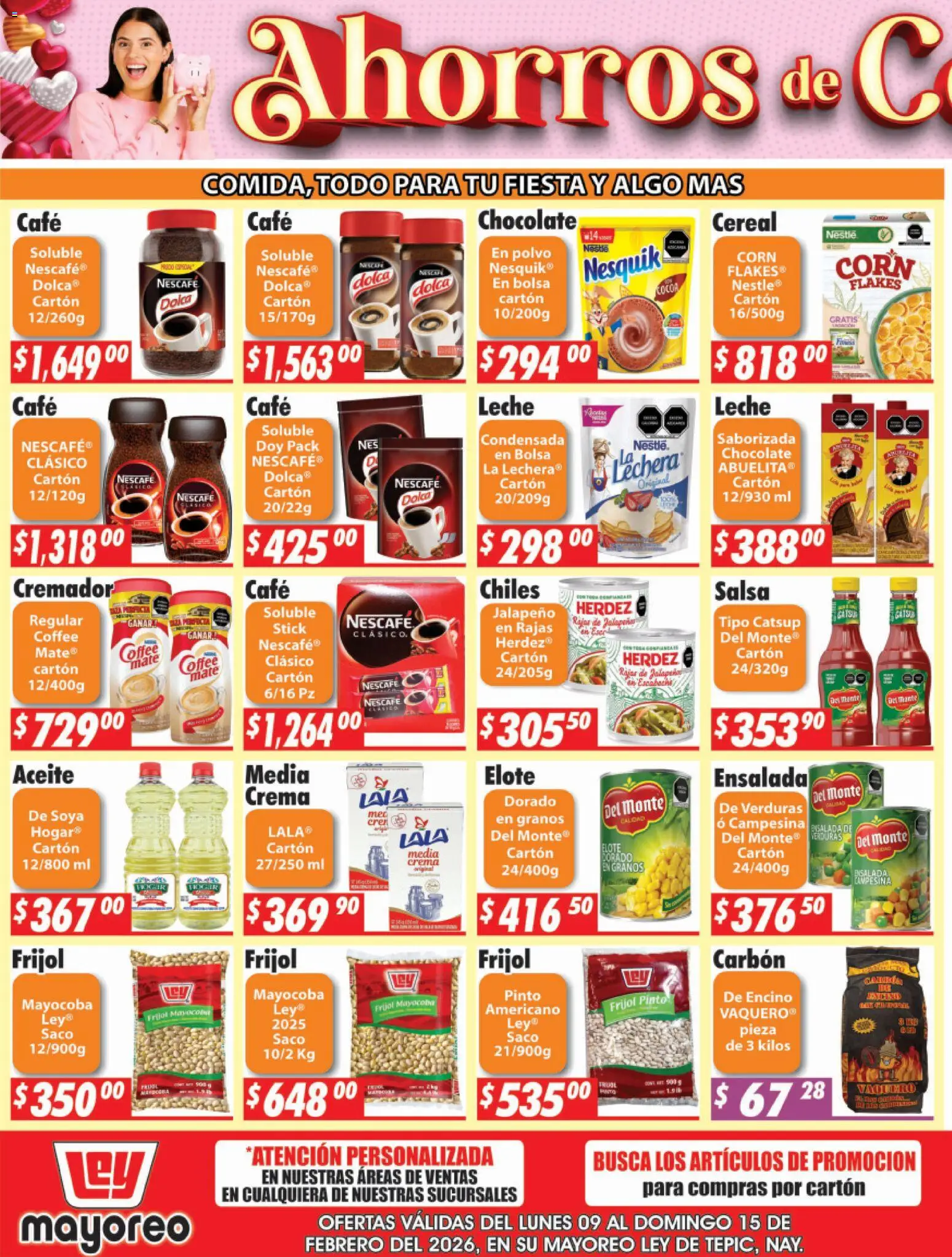 Nuevas ofertas de Casa Ley válidas en toda la República Mexicana desde el 09.02.2026. ¡Encuentra las mejores ofertas en Casa Ley folleto Tepic! | Página: 3