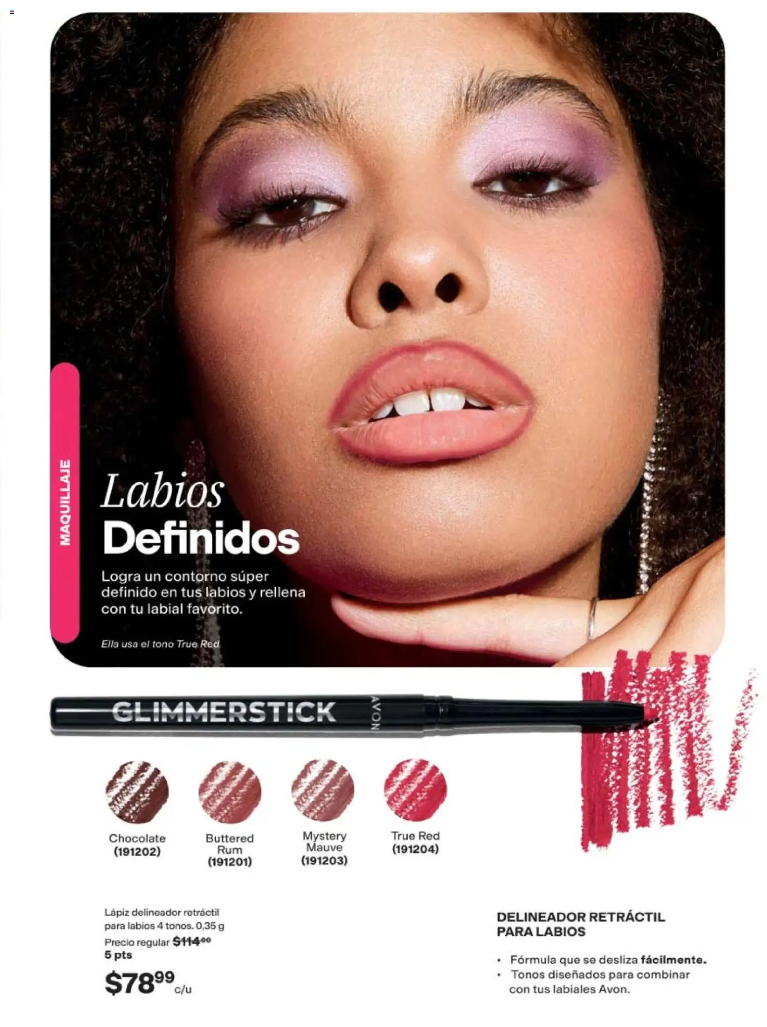 Nuevas ofertas de AVON válidas en toda la República Mexicana desde el 08.05.2026. ¡Encuentra las mejores ofertas en AVON campaña 8 2026! | Página: 95 | Productos: Contorno, Chocolate, Maquillaje, Delineador
