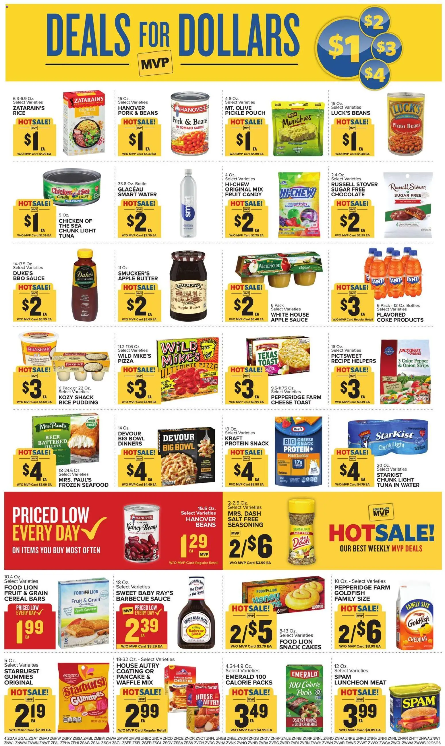 Food Lion Weekly Ad - valid from 25.02.2026 | Page: 8 | Products: Chocolate, Rice, Chips, Pepper