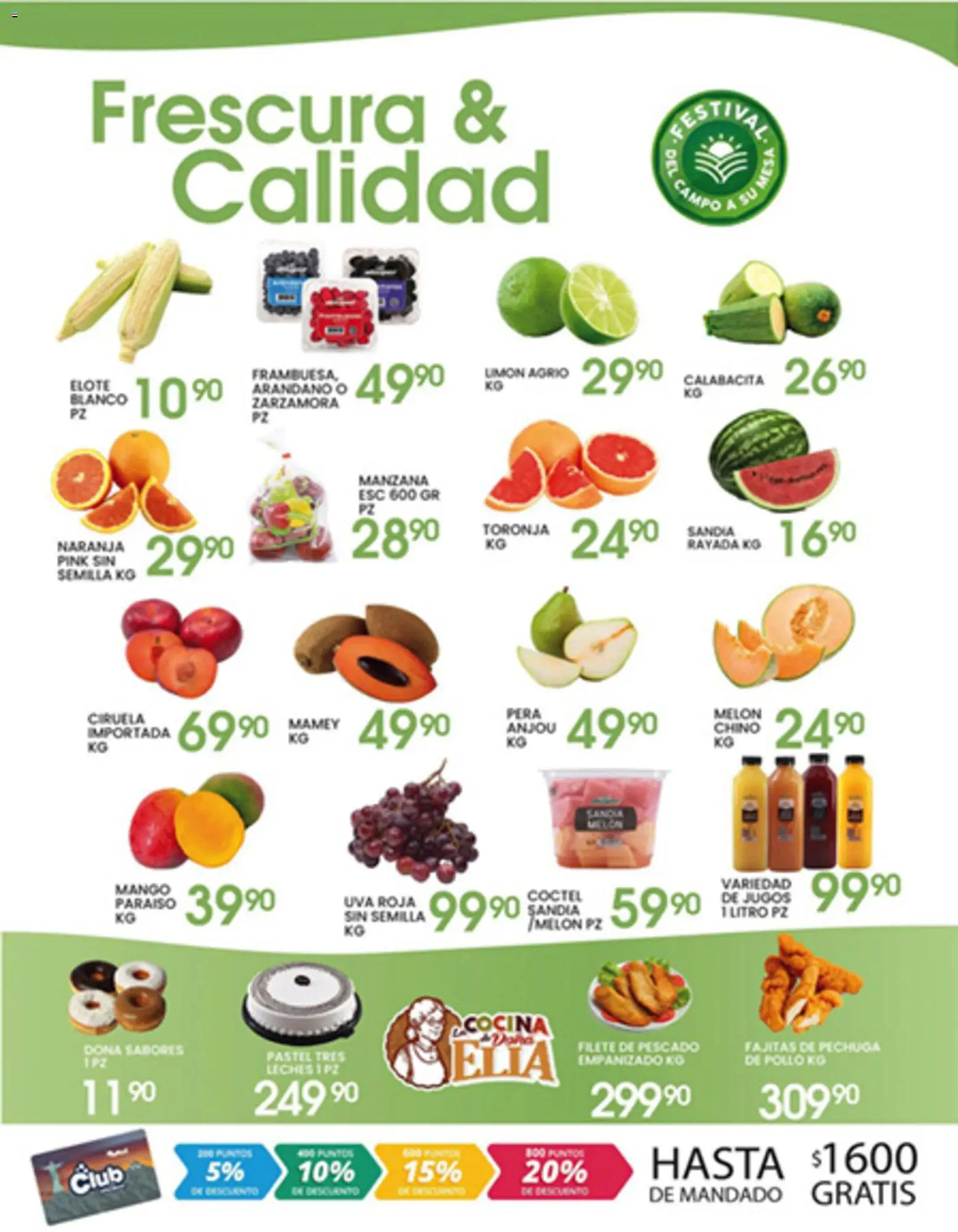 Nuevas ofertas de Alsuper válidas en toda la República Mexicana desde el 14.04.2026. ¡Encuentra las mejores ofertas en Alsuper folleto Laguna! | Página: 2 | Productos: Pera, Sandía, Pastel, Cocina