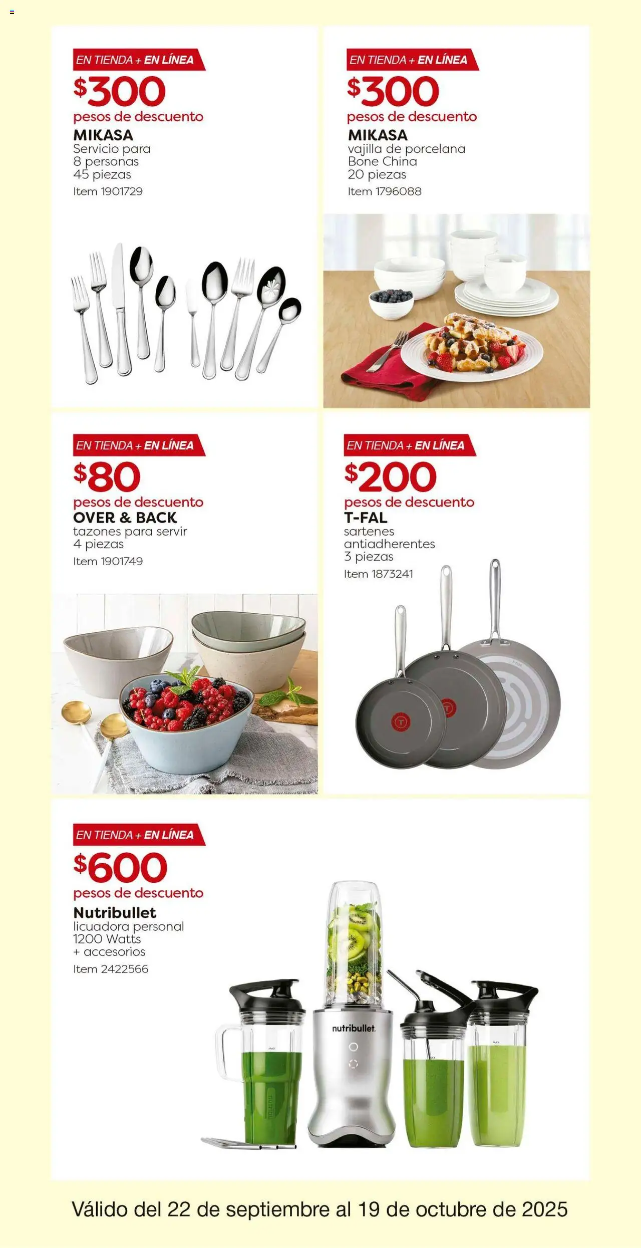 Nuevas ofertas de Costco válidas en toda la República Mexicana desde el 22.09.2025. ¡Encuentra las mejores ofertas en Costco - Catálogo! | Página: 13 | Productos: Licuadora