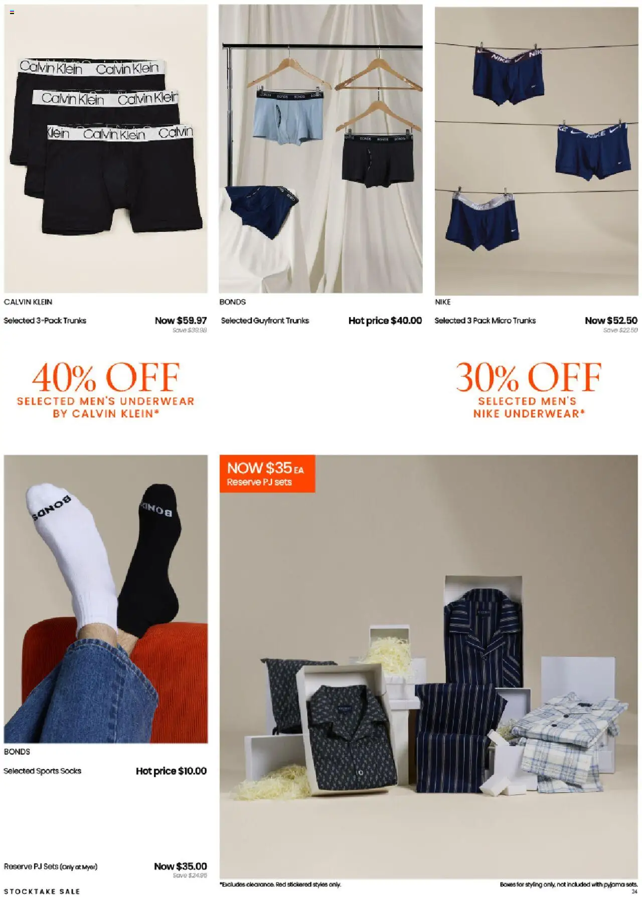 Myer catalogue - valid from 27.05.2025 | Page: 24 | Products: Underwear, Socks, Trunks