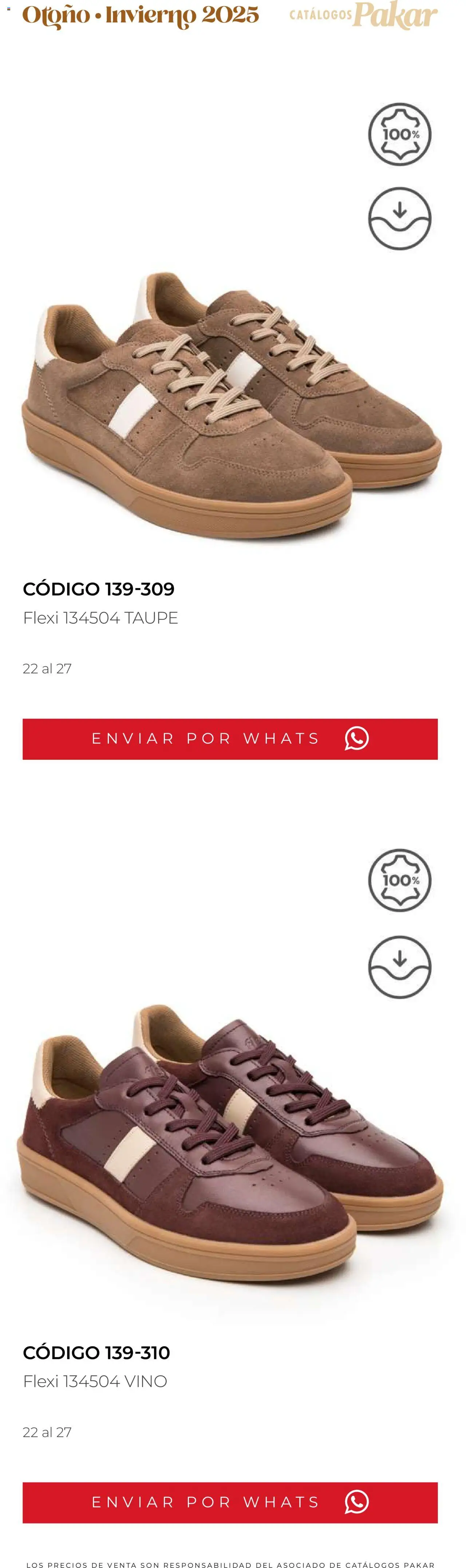 Nuevas ofertas de SC Pakar válidas en toda la República Mexicana desde el 10.10.2025. ¡Encuentra las mejores ofertas en SC Pakar - Catálogo Flexi otoño / invierno! | Página: 137 | Productos: Vino
