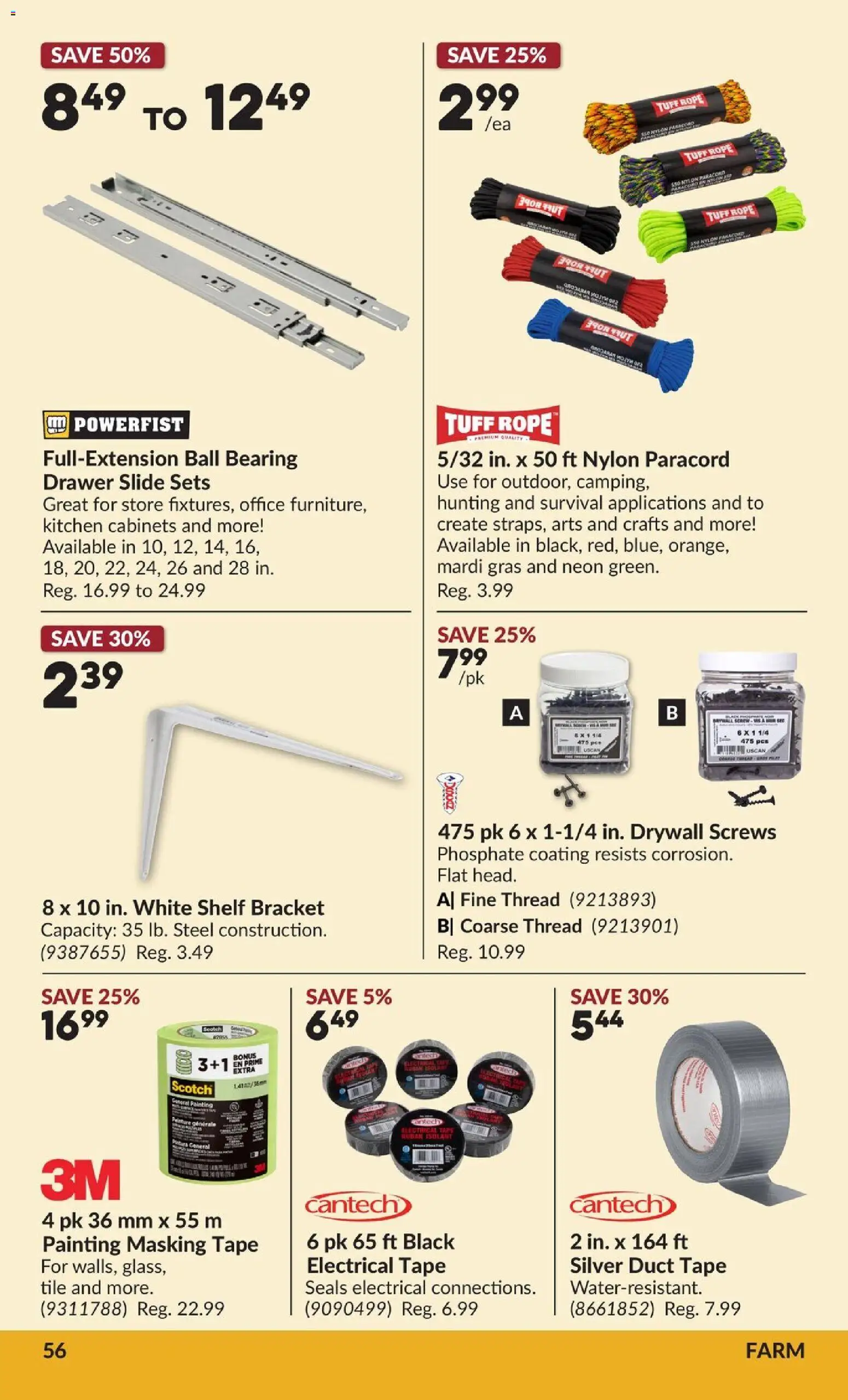 Princess Auto flyer valid from 13.01.2026 | Page: 62 | Products: PC, Shelf