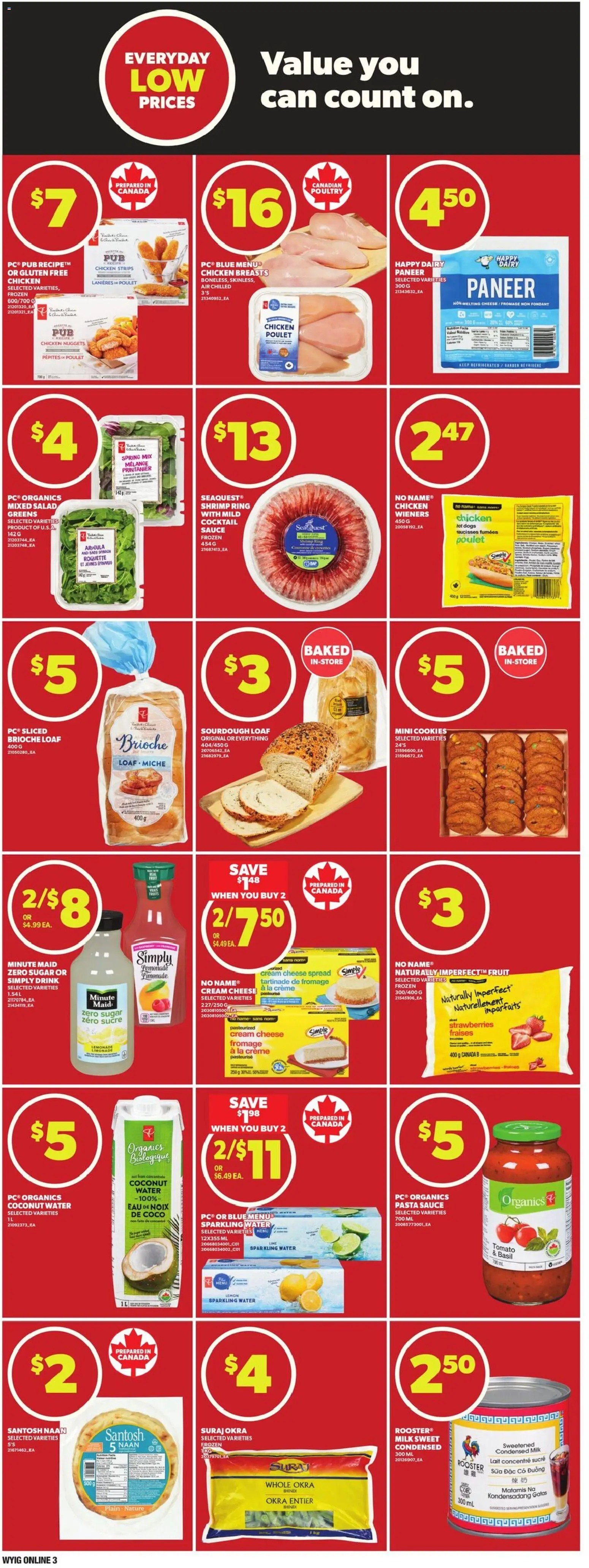 Independent Grocer flyer valid from 22.01.2026 | Page: 10 | Products: Pasta, Cream, Cookies, Chicken