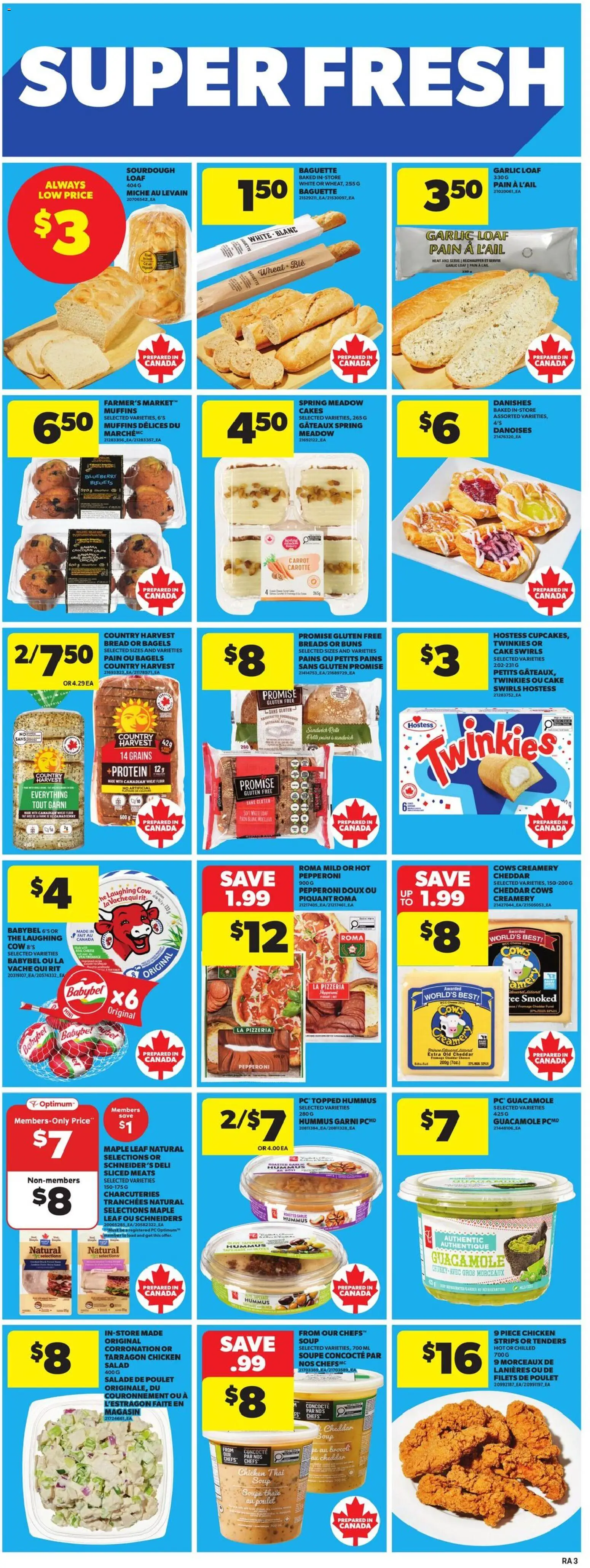 Atlantic Superstore flyer valid from 09.04.2026 | Page: 6 | Products: Salad, PC, Cheese, Chicken