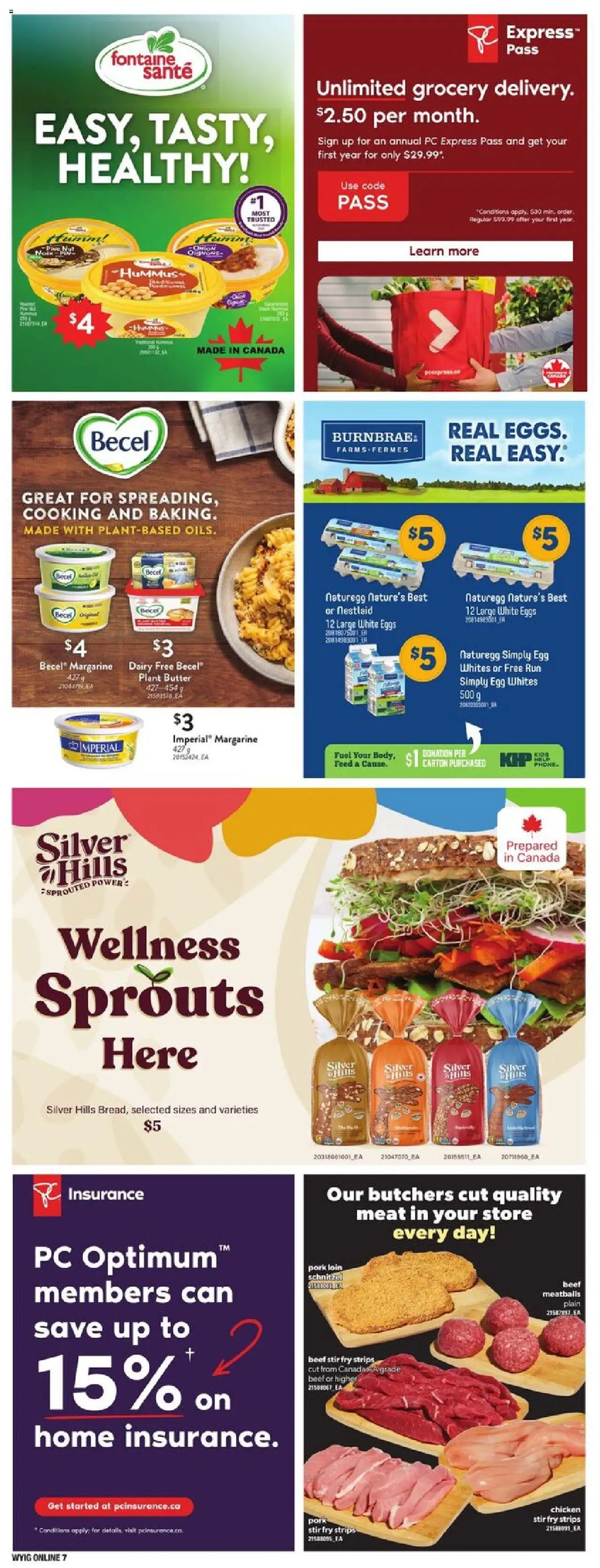 Independent Grocer flyer valid from 18.09.2025 | Page: 16 | Products: Beef, PC, Eggs, Pork