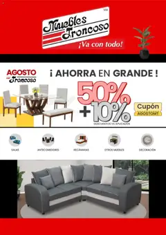 Vista previa de Muebles Troncoso - Catálogo, nuevo folleto de la tienda, válido en México a partir del 07.08.2025