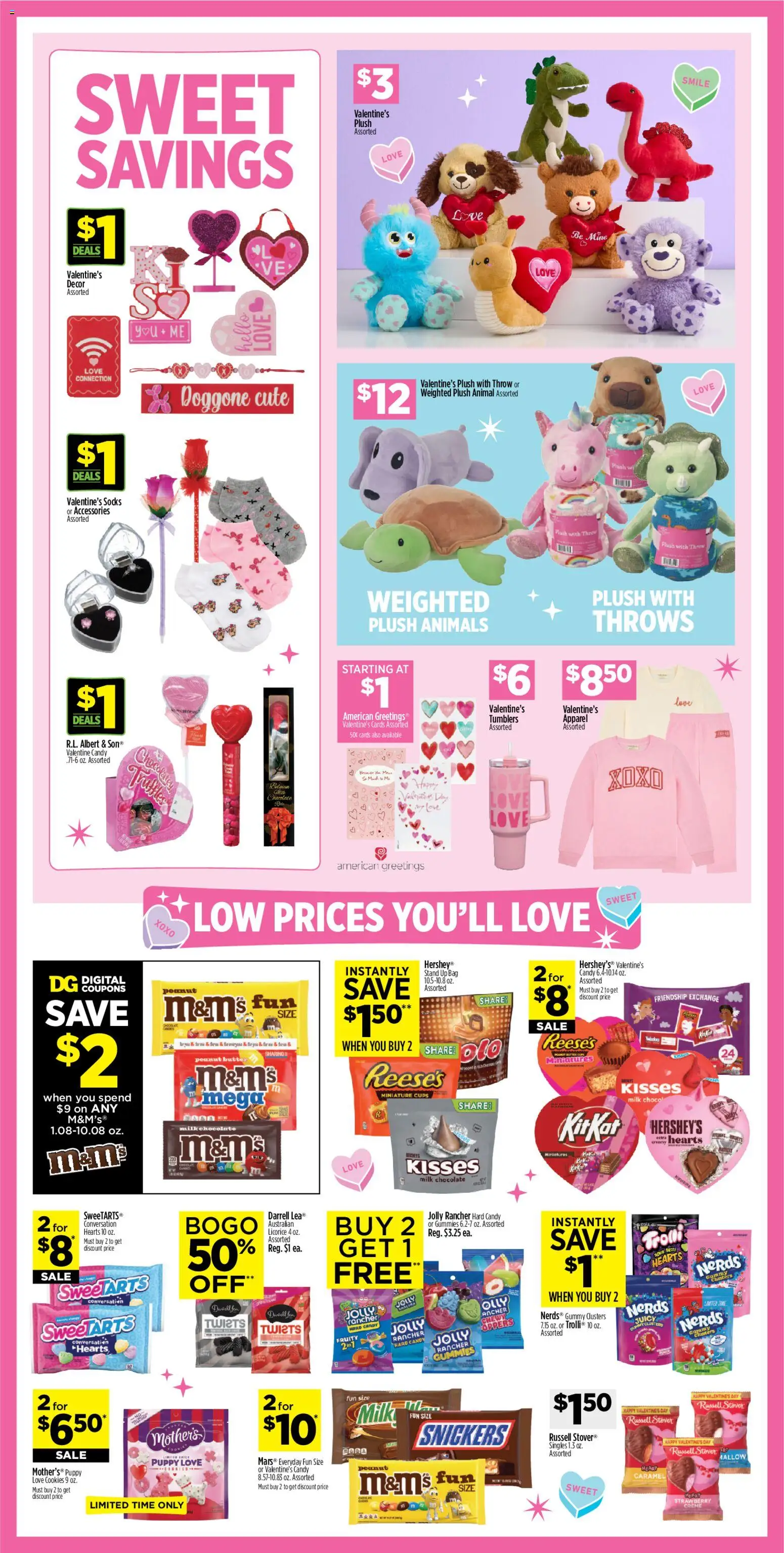 Dollar General Weekly Ad - TX - valid from 11.01.2026 | Page: 12 | Products: Butter, Chocolate, Cookies, Socks