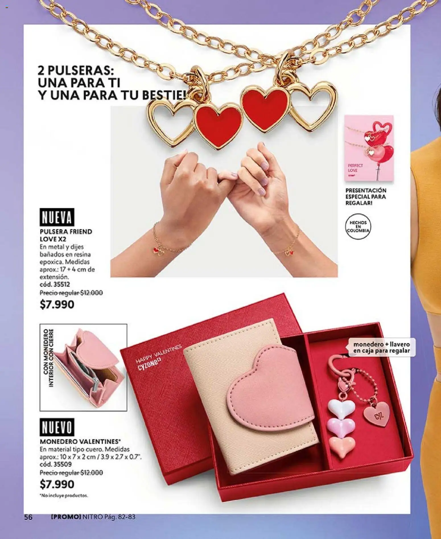 Catálogo CyZone Campaña 3 │ válido desde el 01.02.2026 | Página: 56 | Productos: Llavero, Monedero, Caja, Pulsera