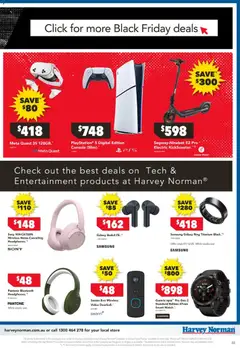 Preview of Harvey Norman Computers & Tech Black Friday Deals - valid from 20.11.2025 | Page: 3 | Products: Accessories, Digital