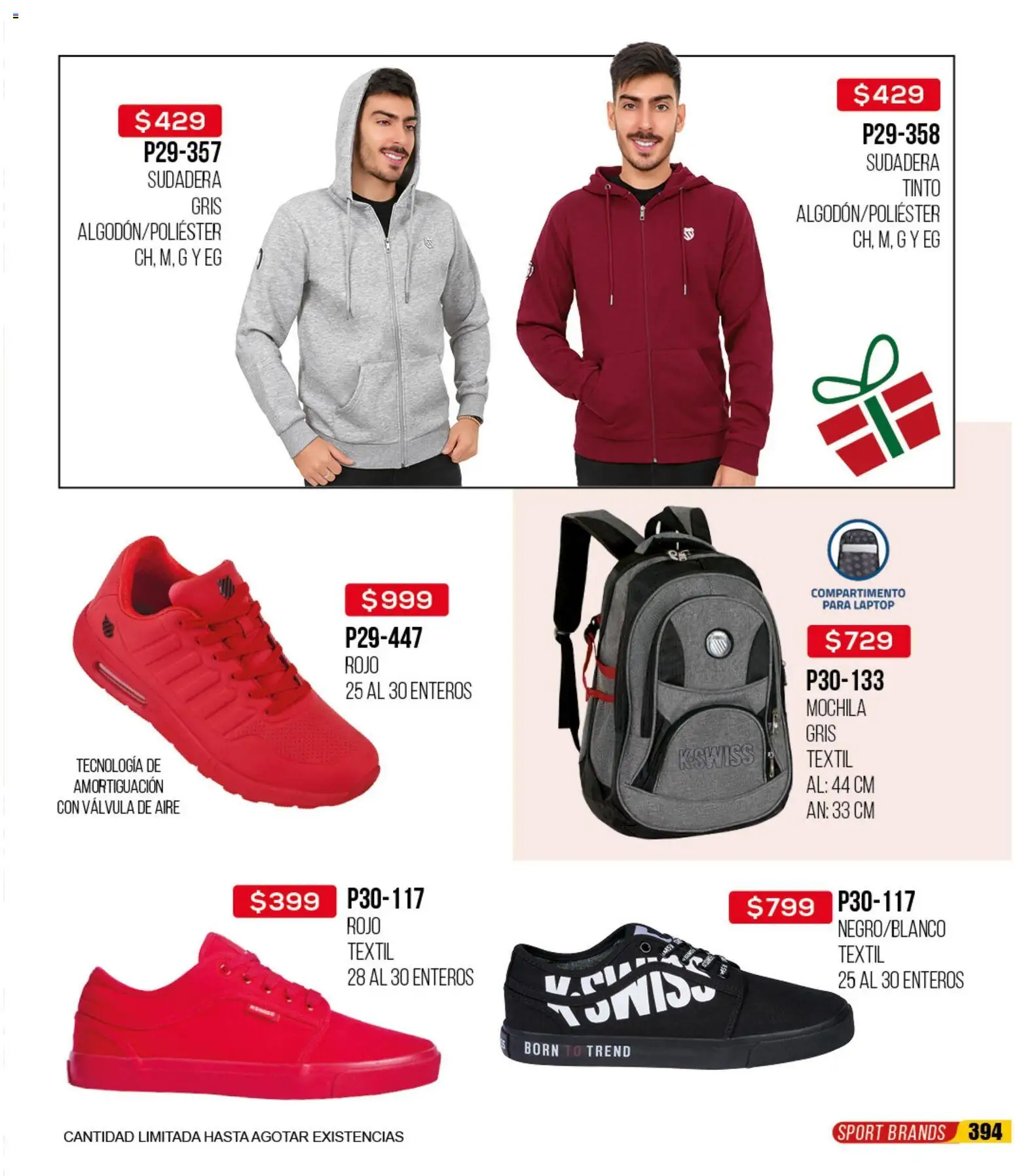 Nuevas ofertas de Cklass válidas en toda la República Mexicana desde el 30.11.2025. ¡Encuentra las mejores ofertas en Cklass catálogo Rebajas Navideñas Calzado! | Página: 395 | Productos: Mochila, Válvula, Sudadera