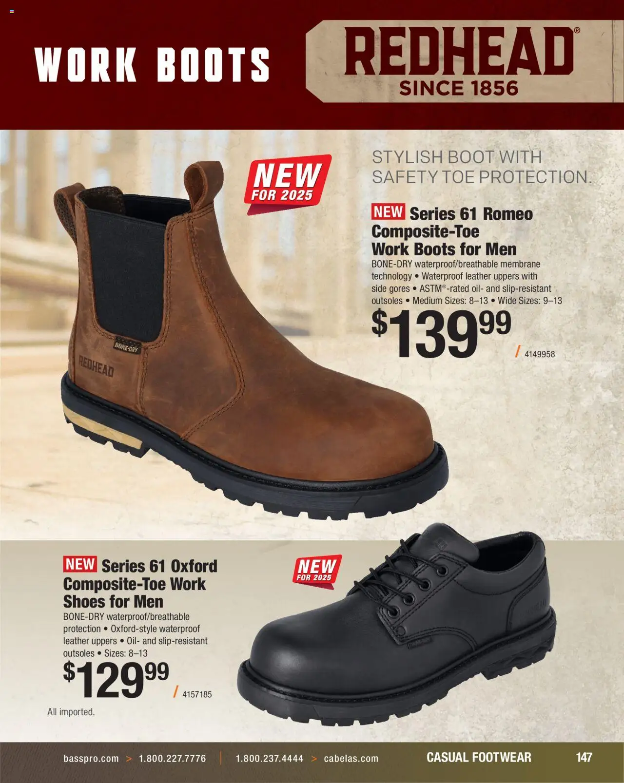 Cabela's Hunting Master 25 - valid from 11.08.2025 | Page: 147 | Products: Oil, Boots