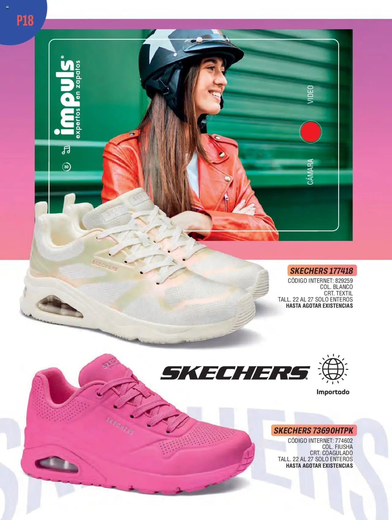 Nuevas ofertas de Impuls válidas en toda la República Mexicana desde el 03.04.2025. ¡Encuentra las mejores ofertas en Impuls catálogo Urbansport! | Página: 20 | Productos: Zapatos, Cámara, Video